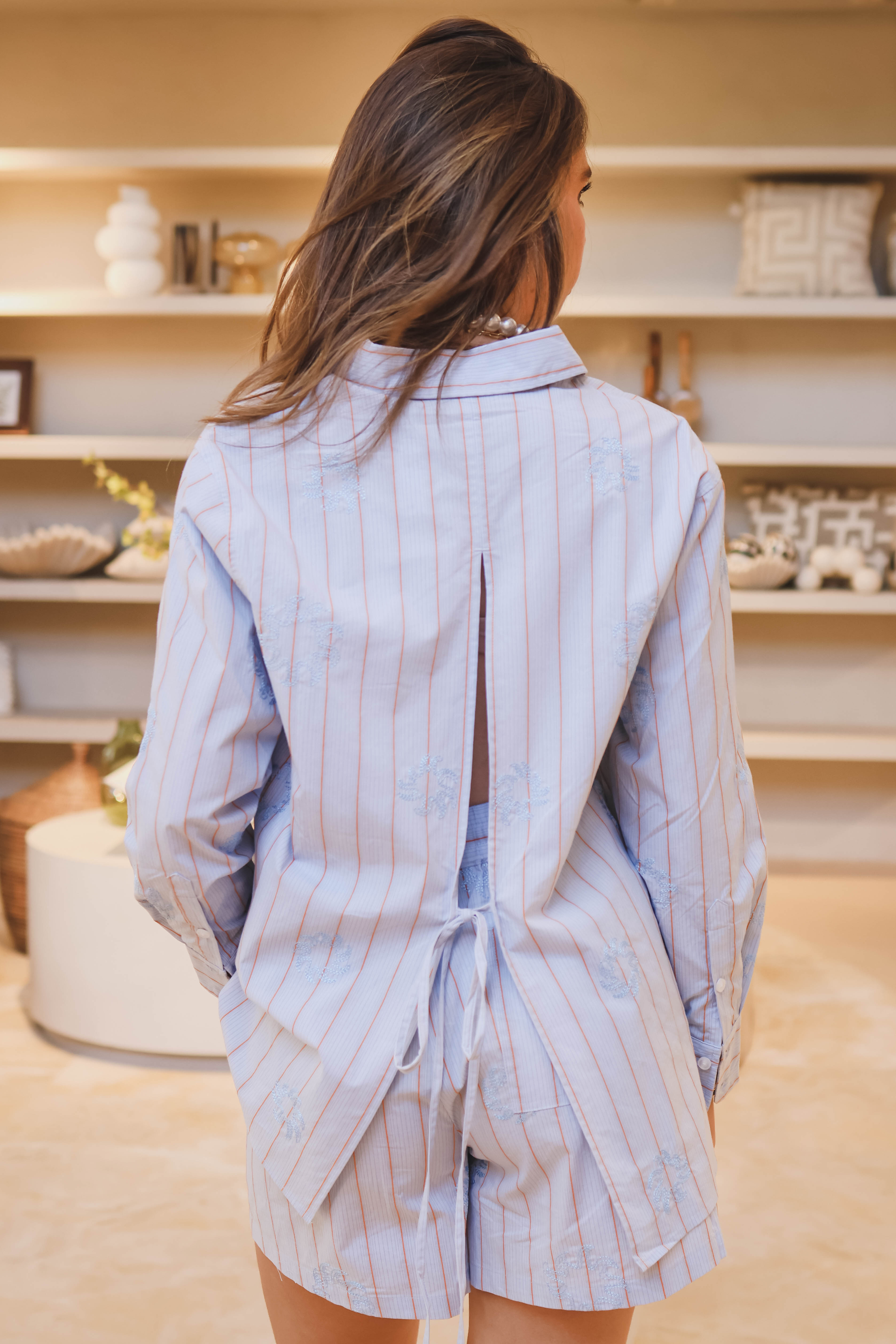 OLAF Dames Blouse Lichtblauw 2