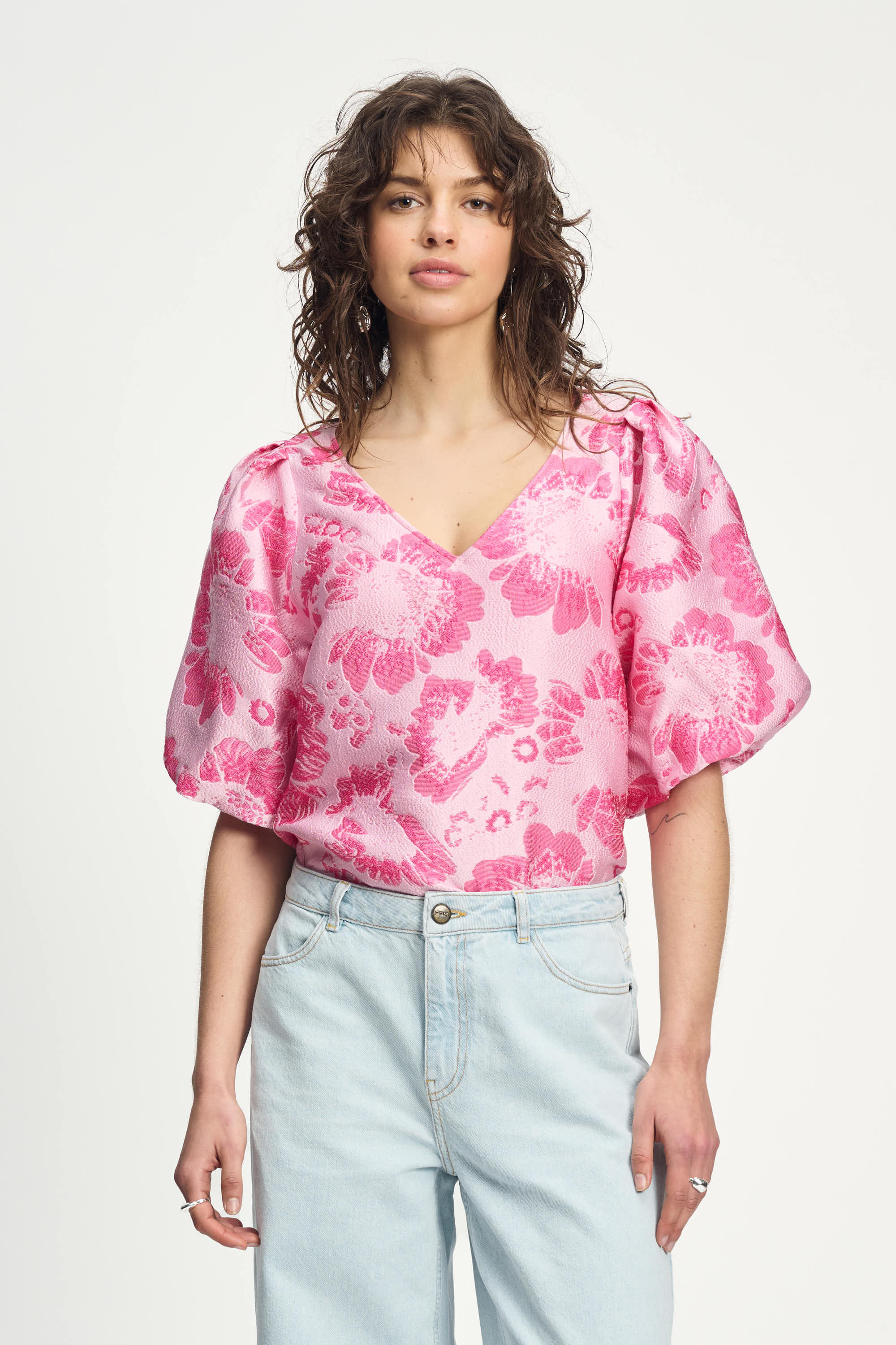 Pom Amsterdam Dames Top Roze 1
