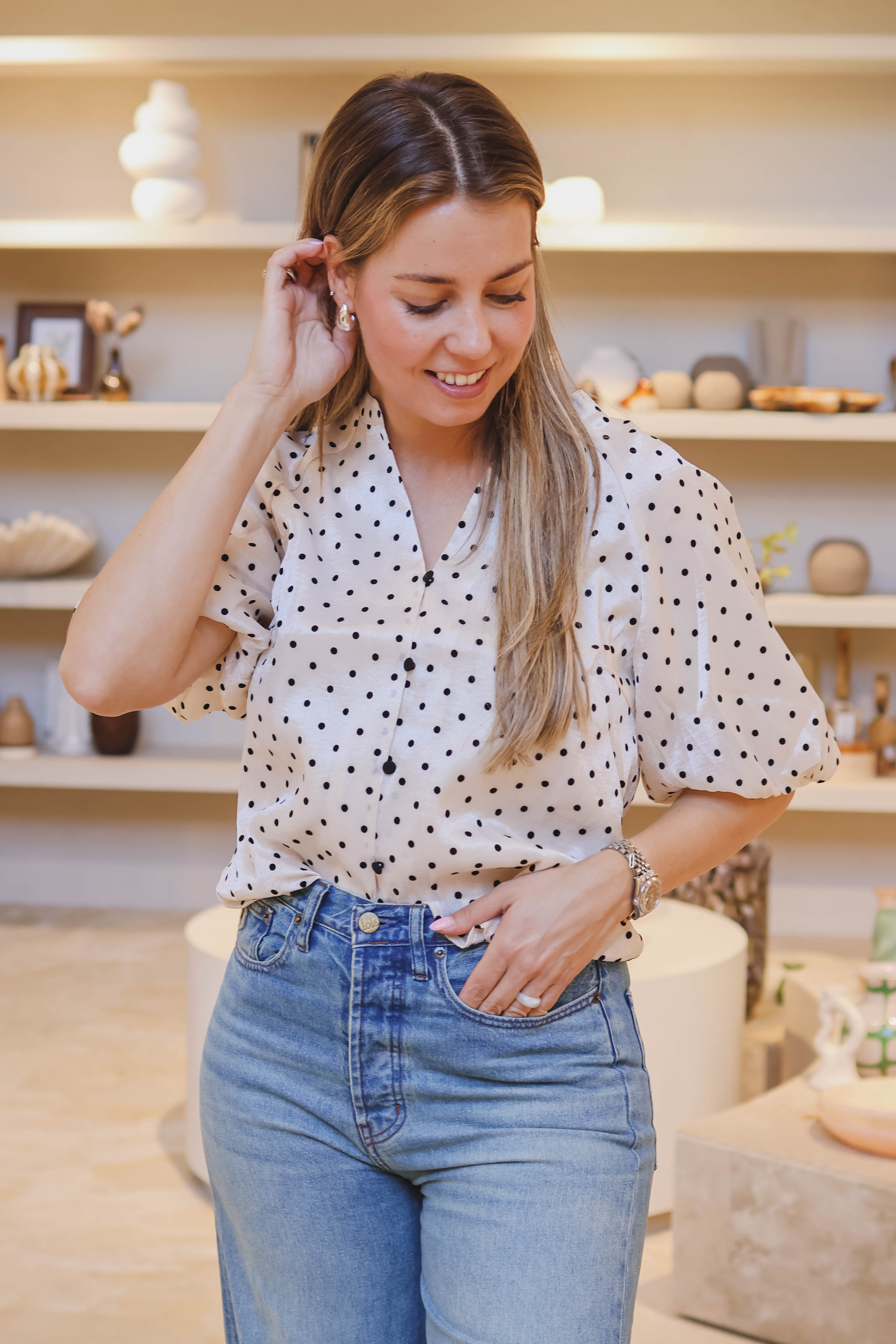 Co Couture Dames T-shirt Beige 1