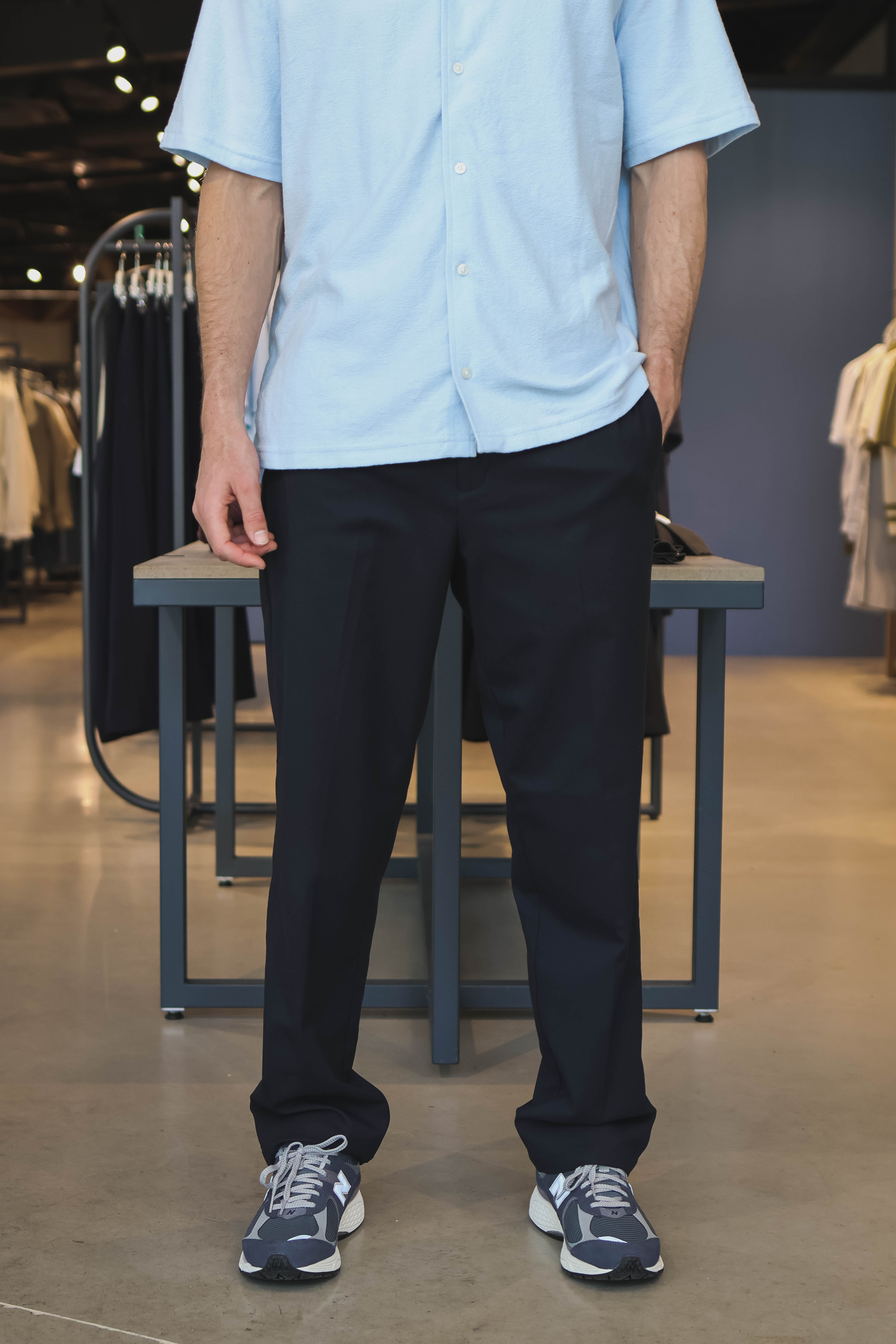 Samsoe&Samsoe Heren Broek Blauw 1