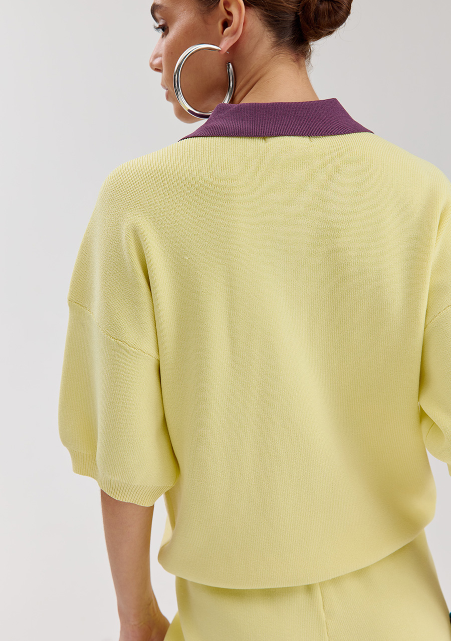 Harper & Yve Dames T-shirt Geel 6