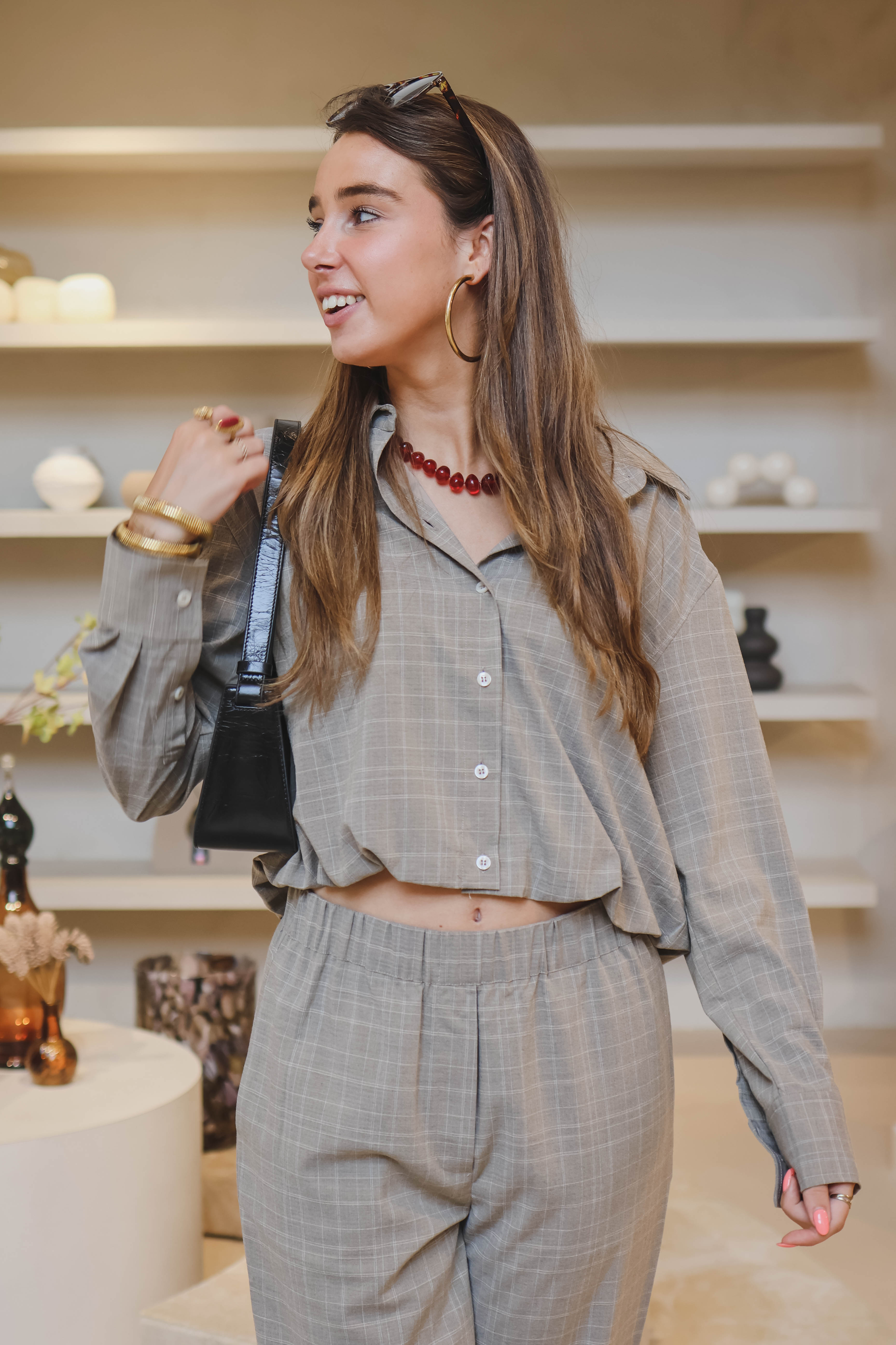 Second Female Dames Blouse Bruin 1