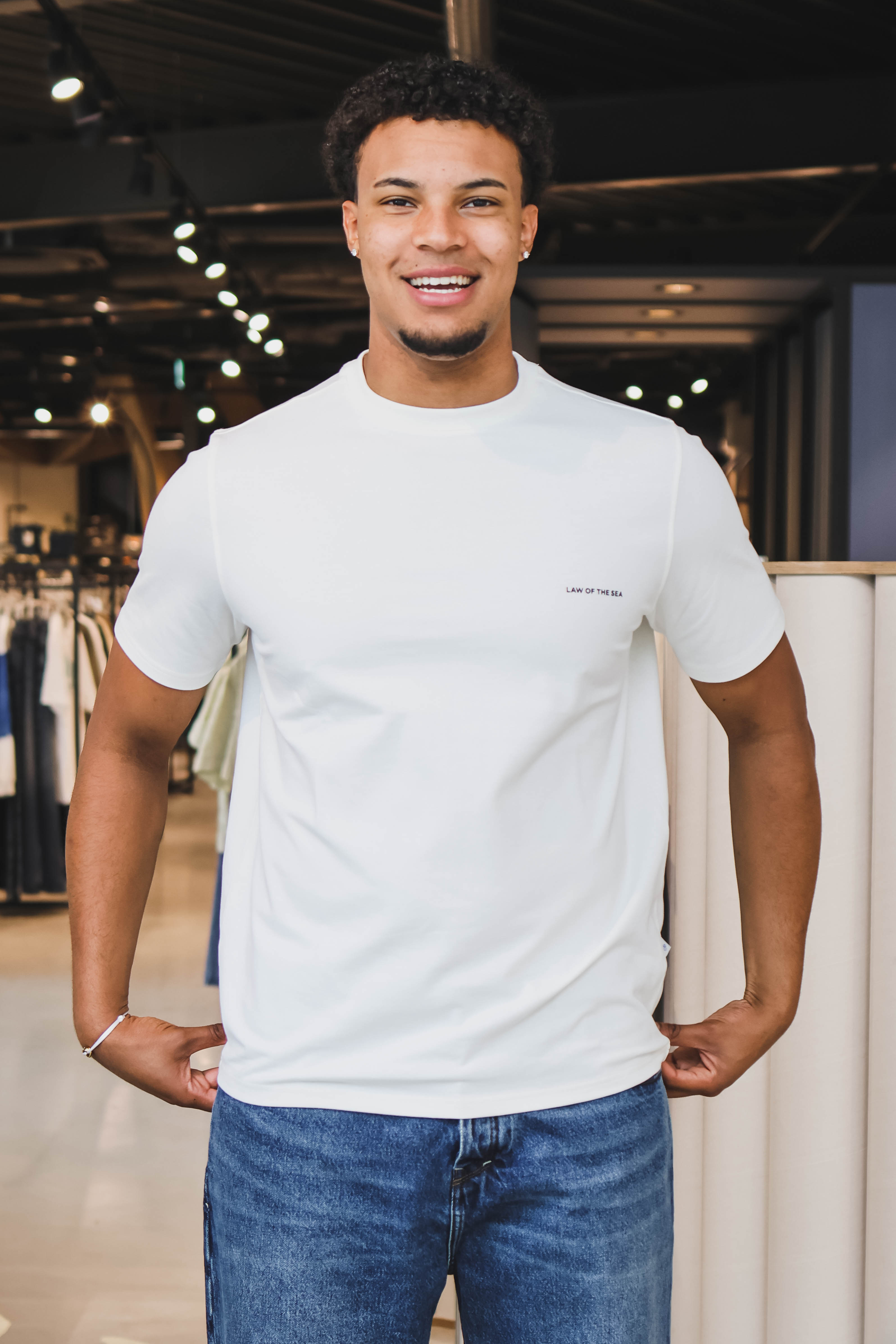 LAW OF THE SEA Heren T-shirt Beige 2