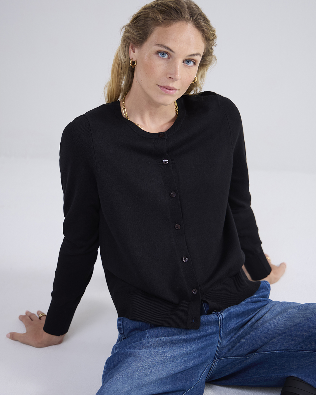 Summum Dames Vest Zwart 5