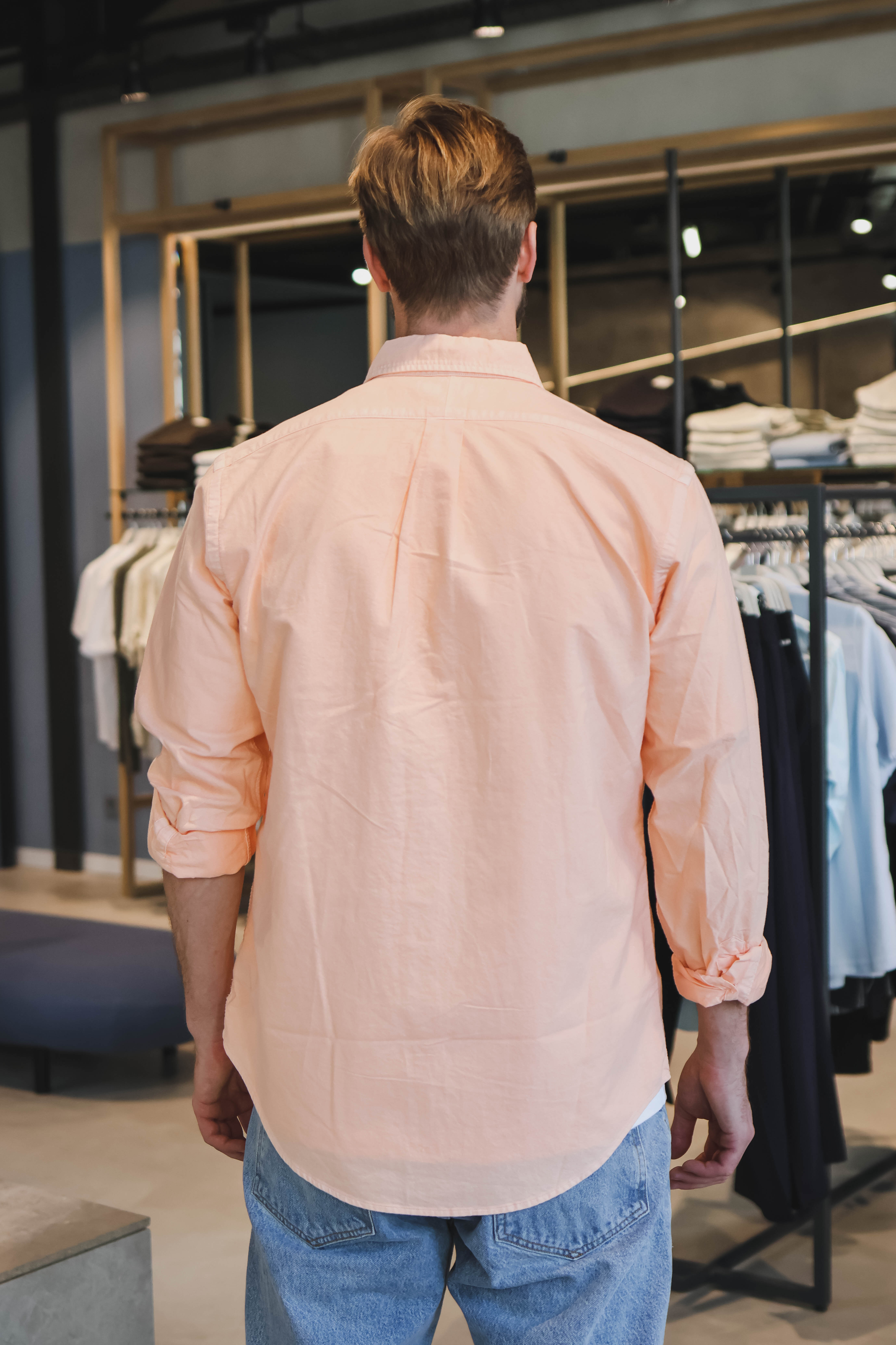 Ralph Lauren Heren Overhemd Geel 2