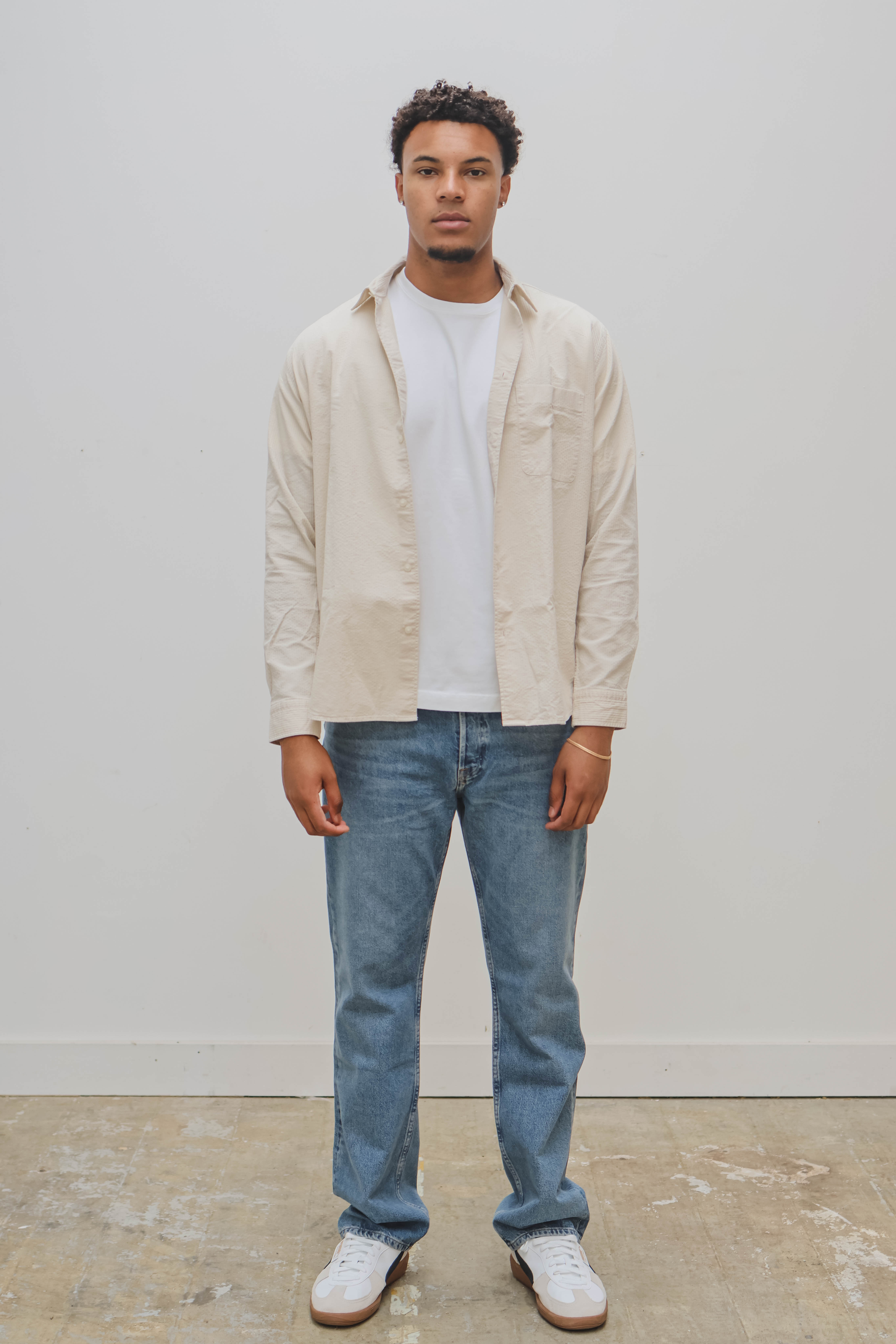 Samsoe&Samsoe Heren Overhemd Beige 3