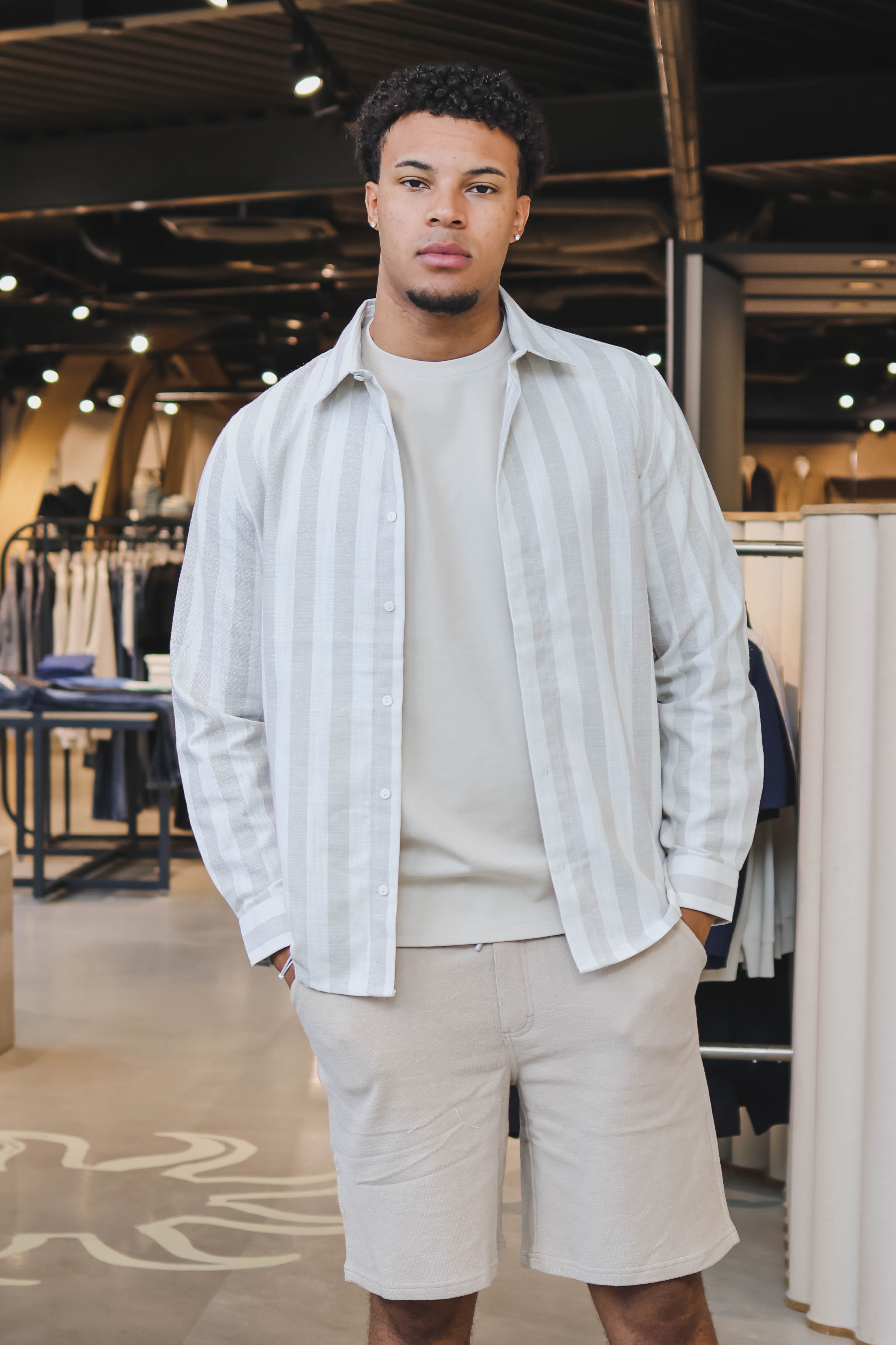 LAW OF THE SEA Heren Overshirt Grijs 1