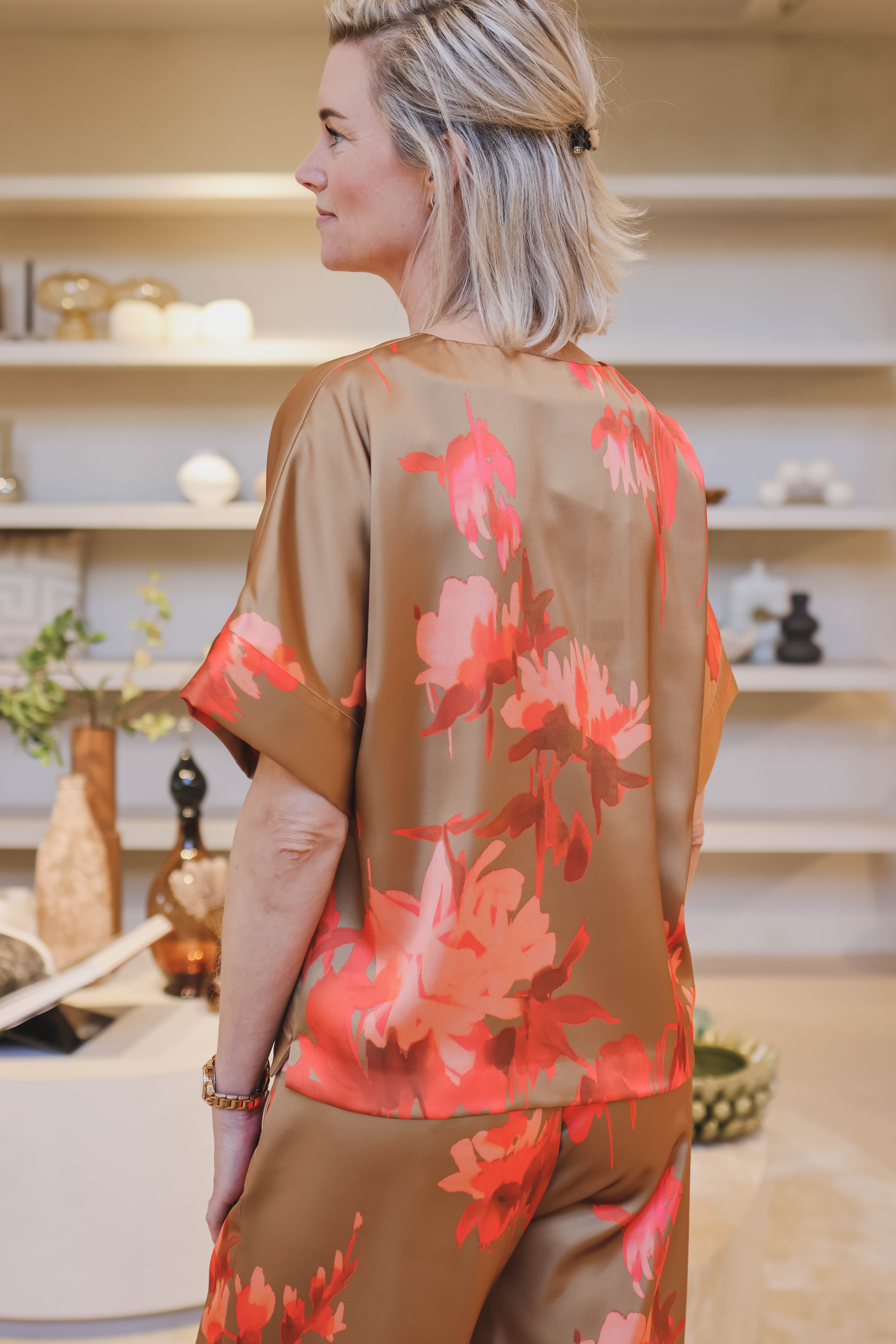 Xandres Dames Blouse Rood 2