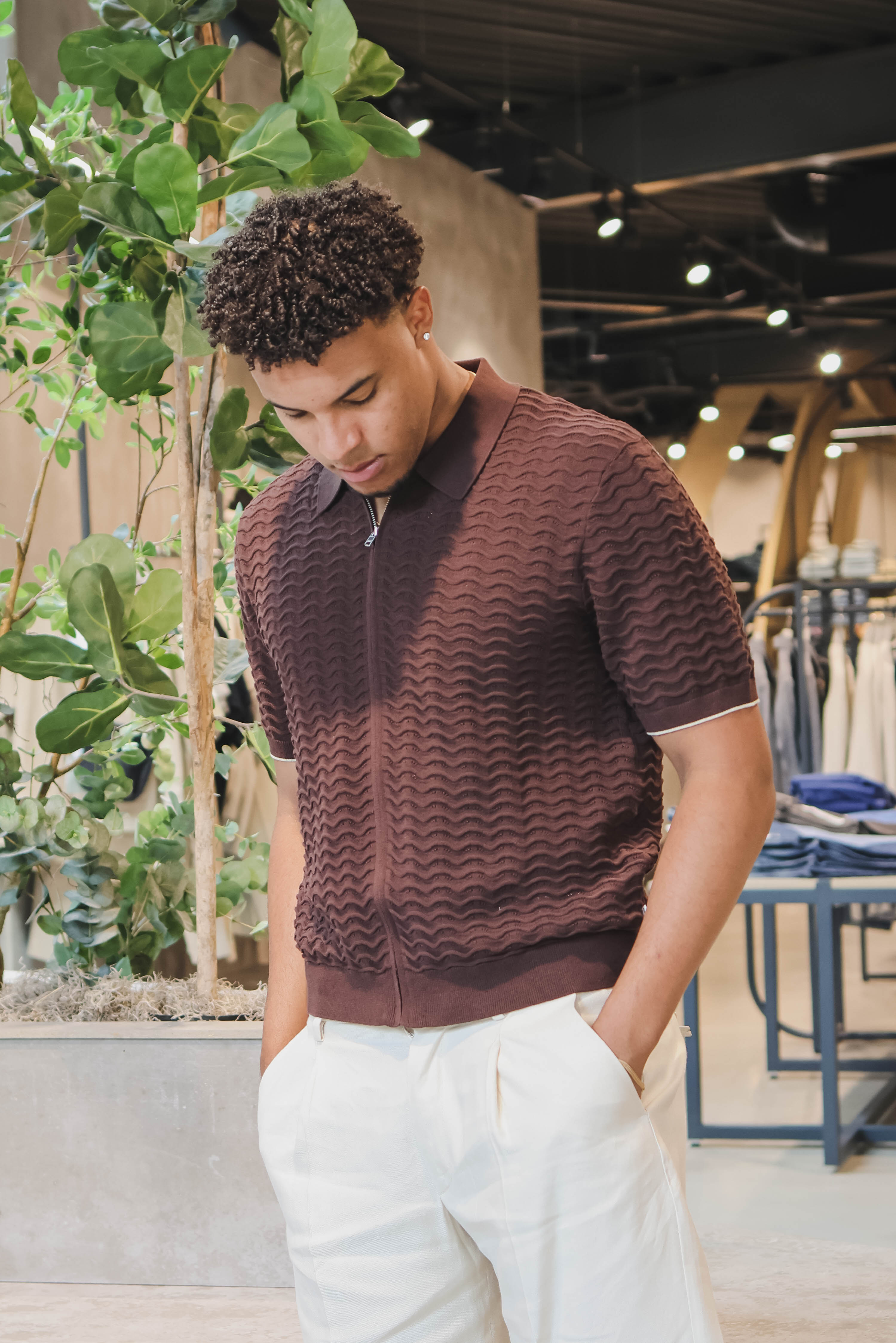 NN.07 Heren Polo Bruin 1