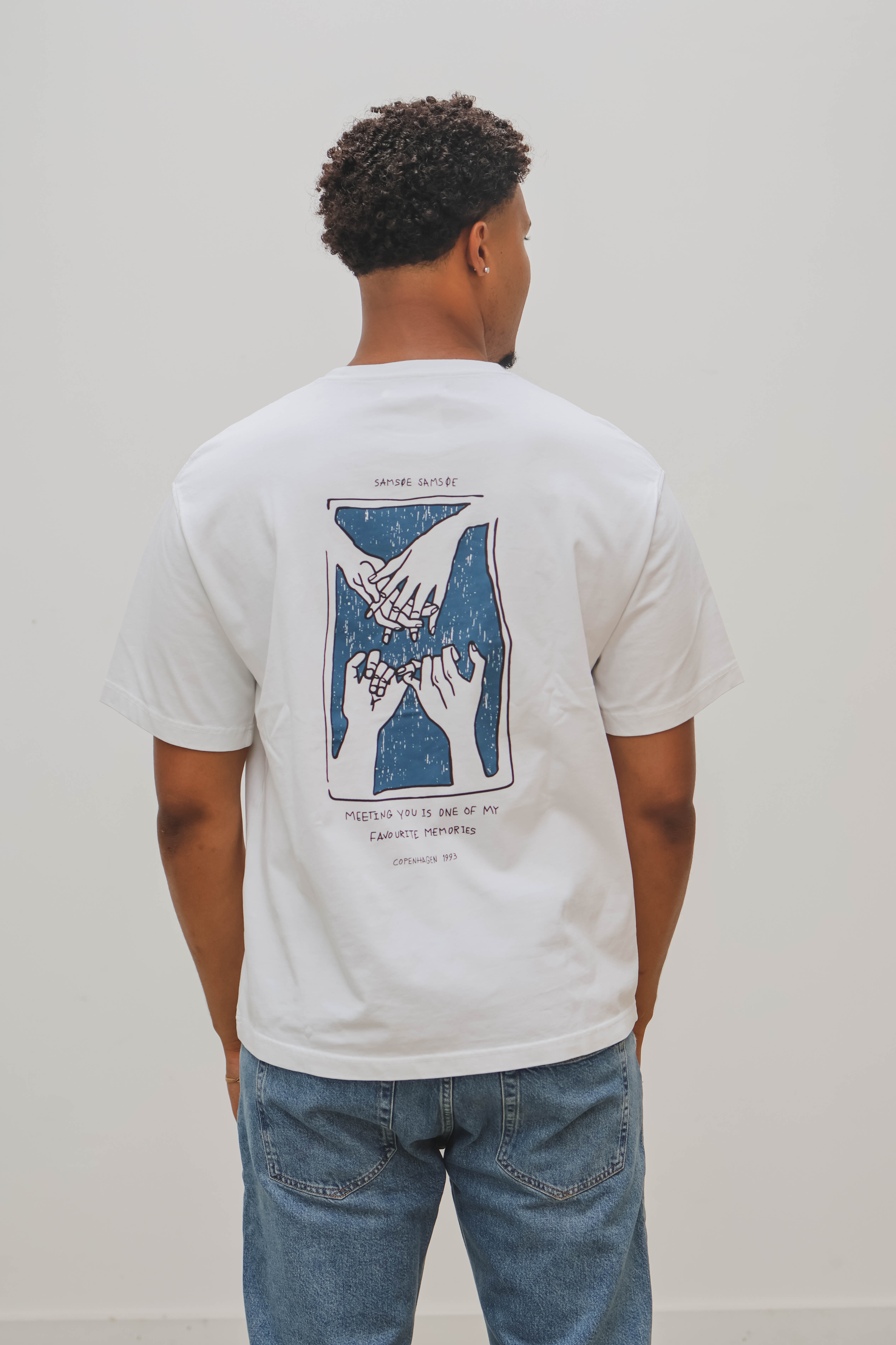 Samsoe&Samsoe Heren T-shirt Wit 1