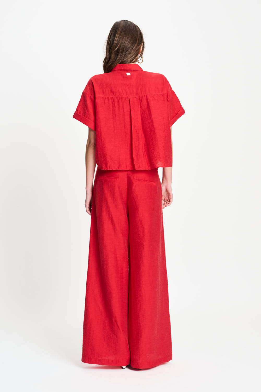 Pom Amsterdam Dames Blouse Rood 4