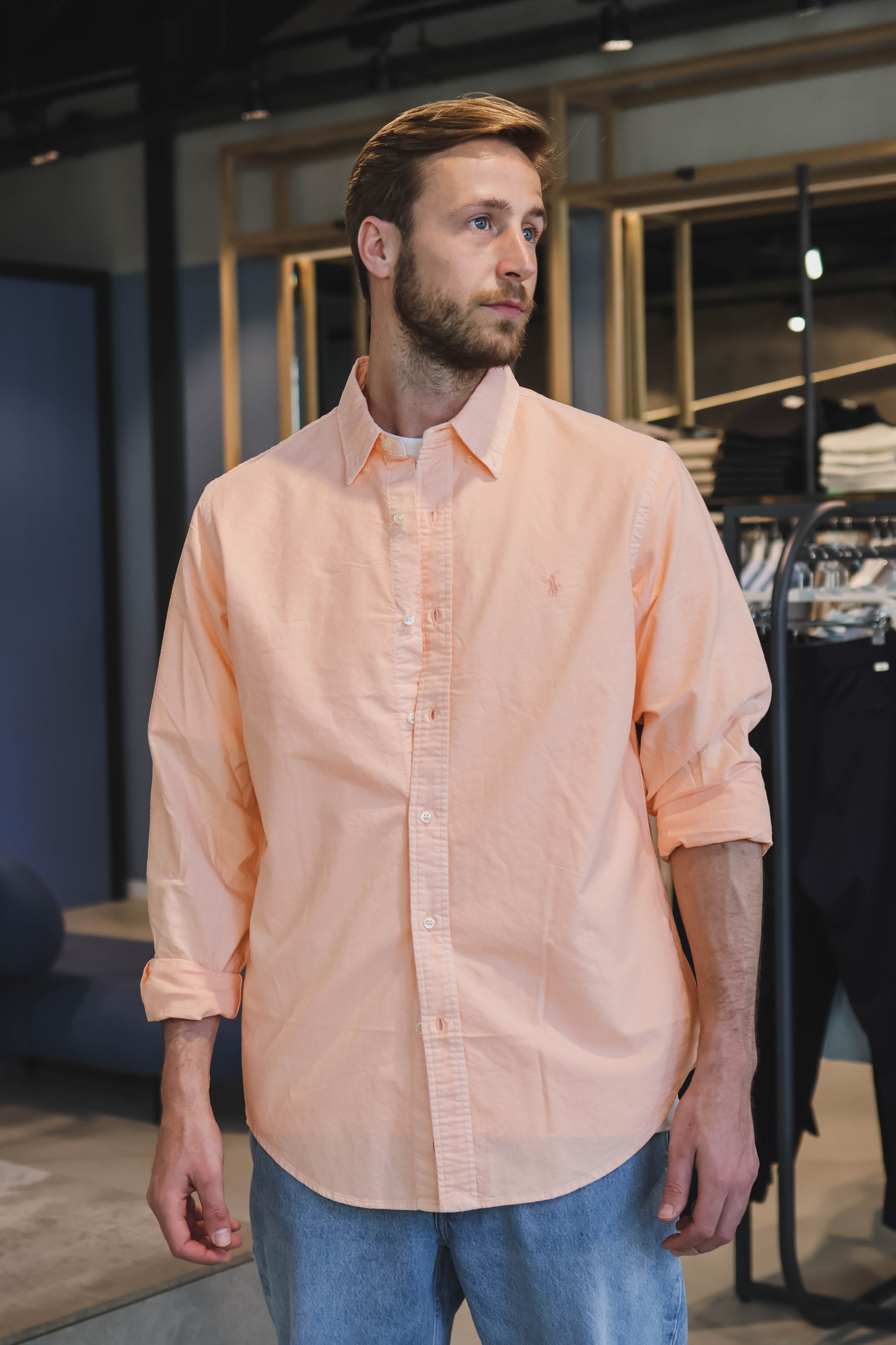 Ralph Lauren Heren Overhemd Geel 1