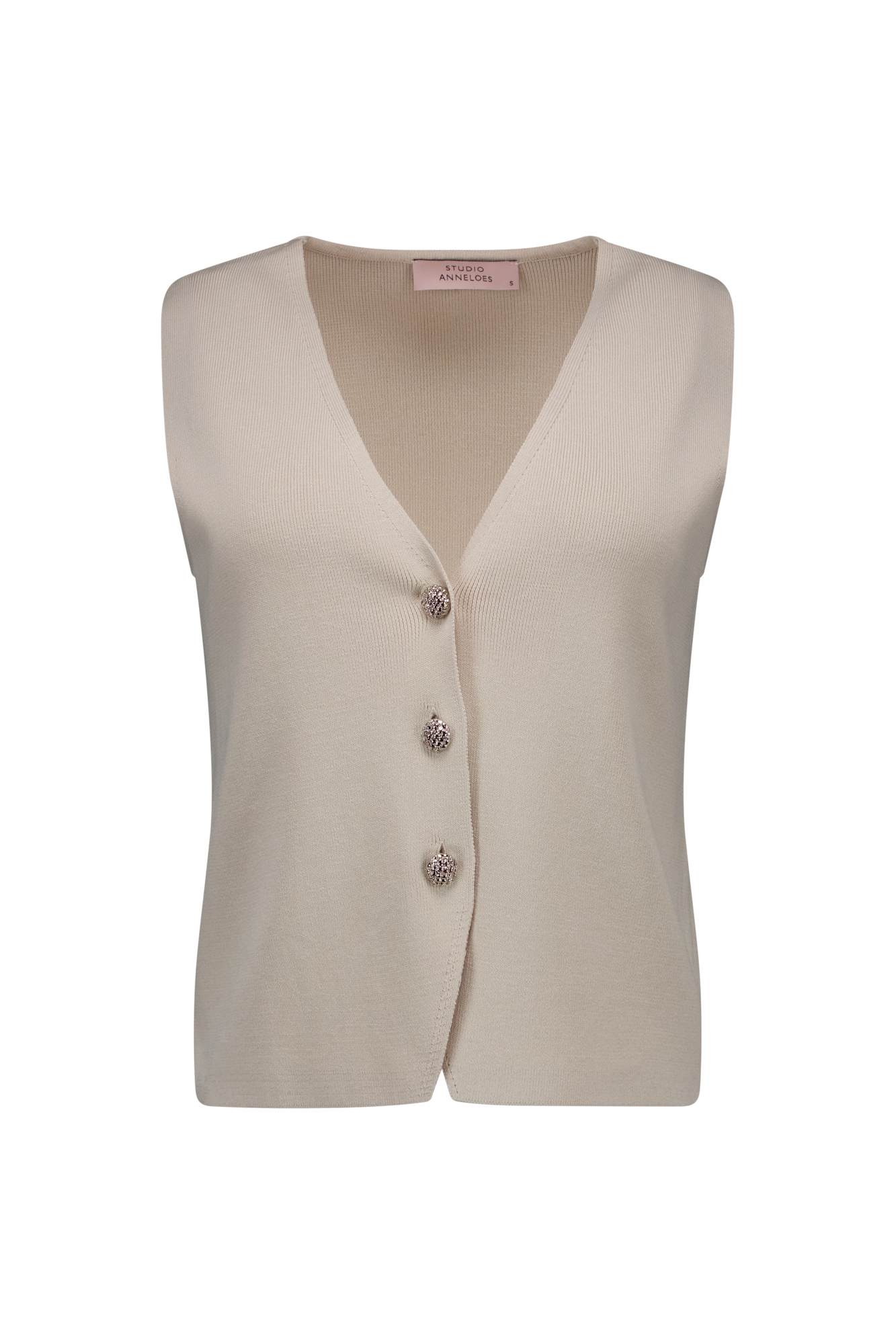 Studio Anneloes Dames Gilet Wit 1