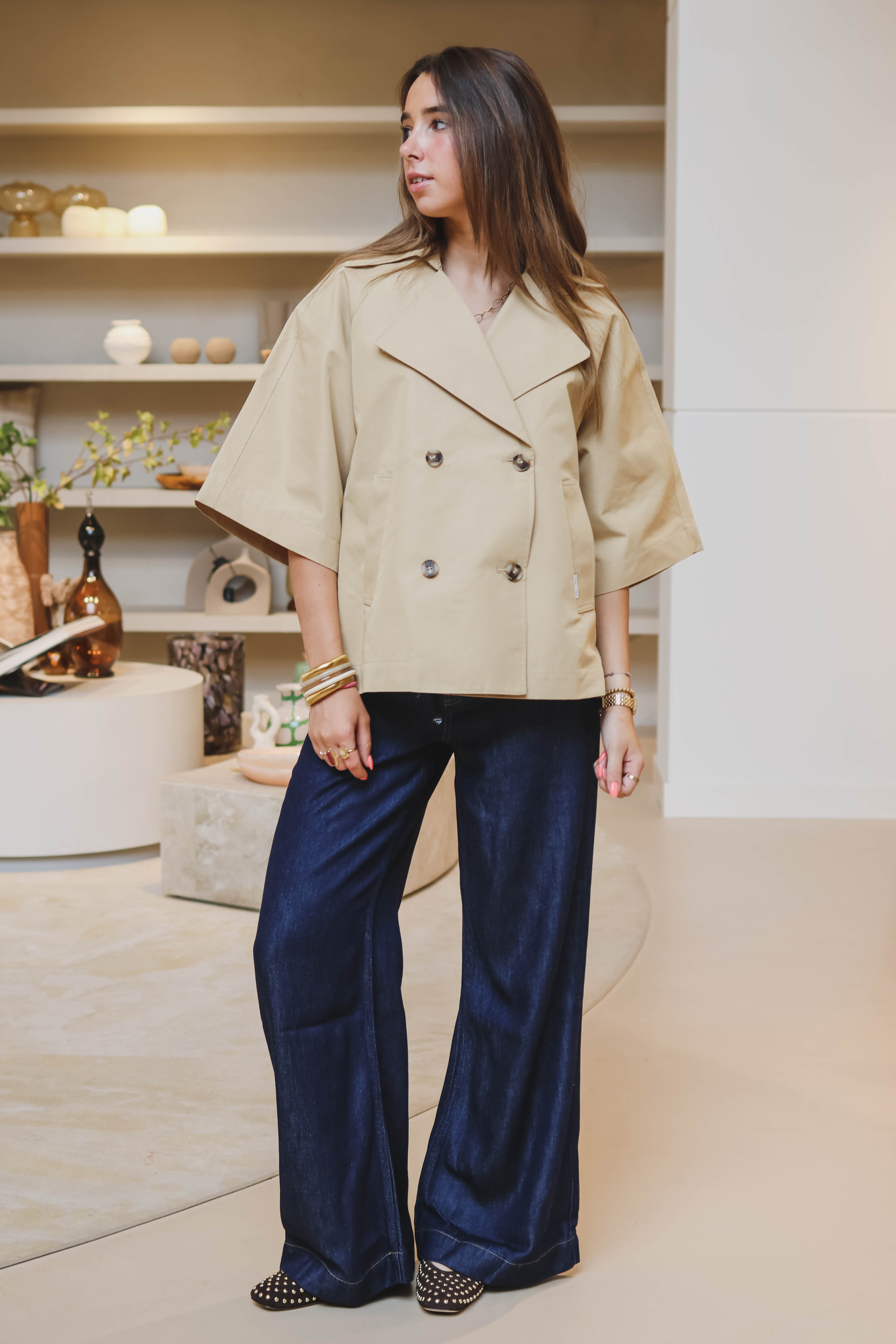 Catwalk Junkie Dames Blazer Bruin 2