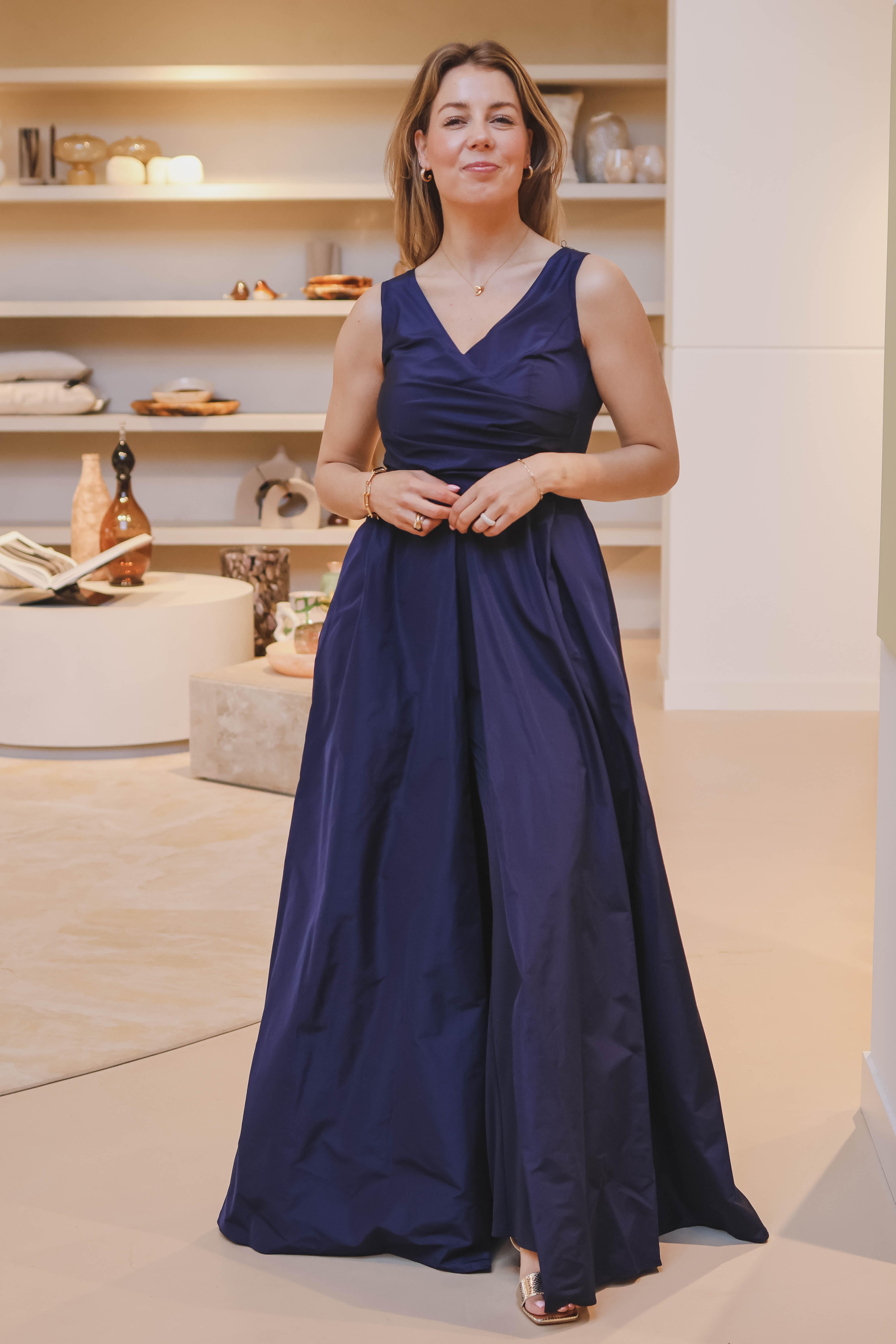 Vera Mont Dames Jurk Blauw 1