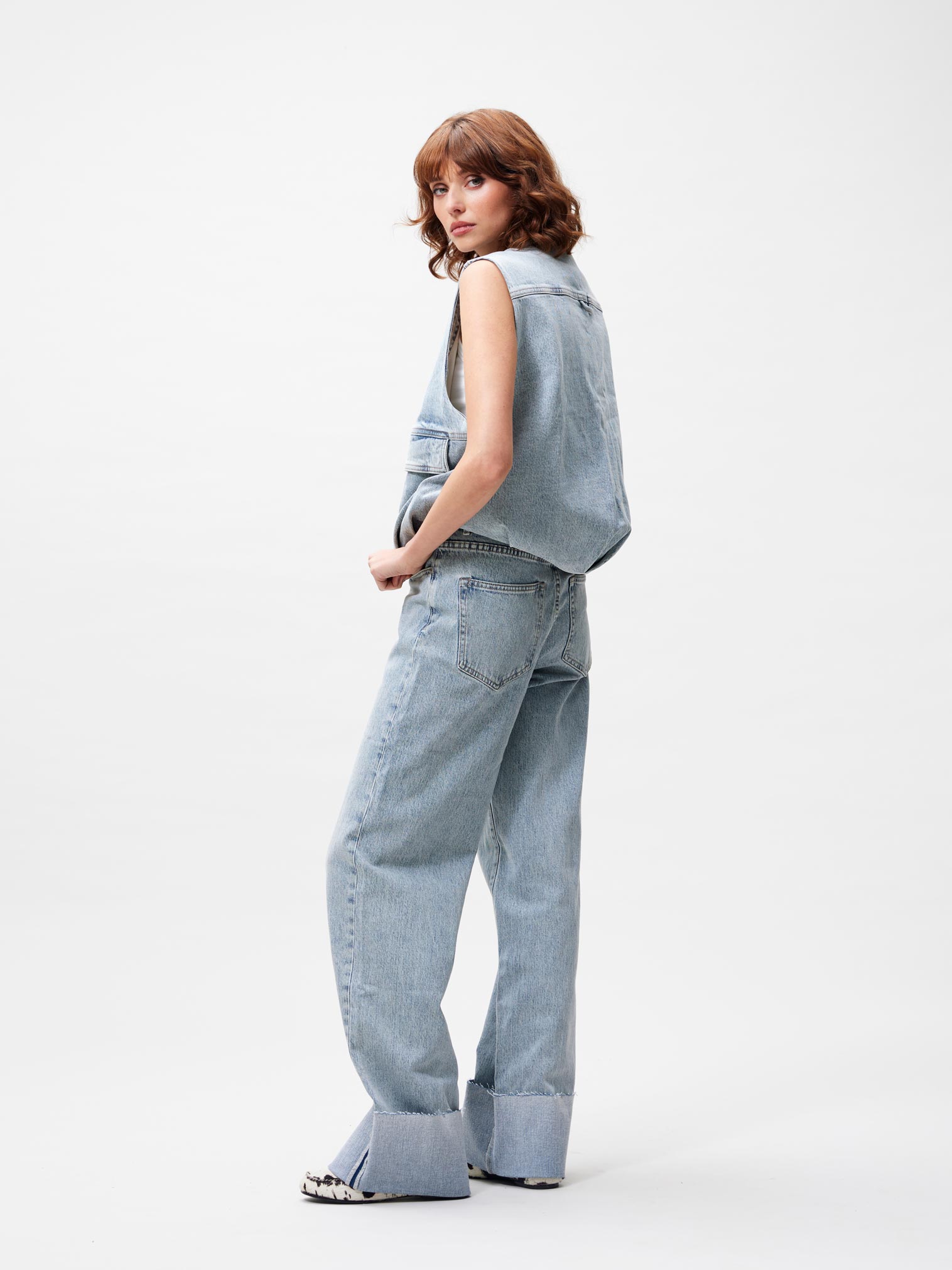 Catwalk Junkie Dames Gilet Blauw 5