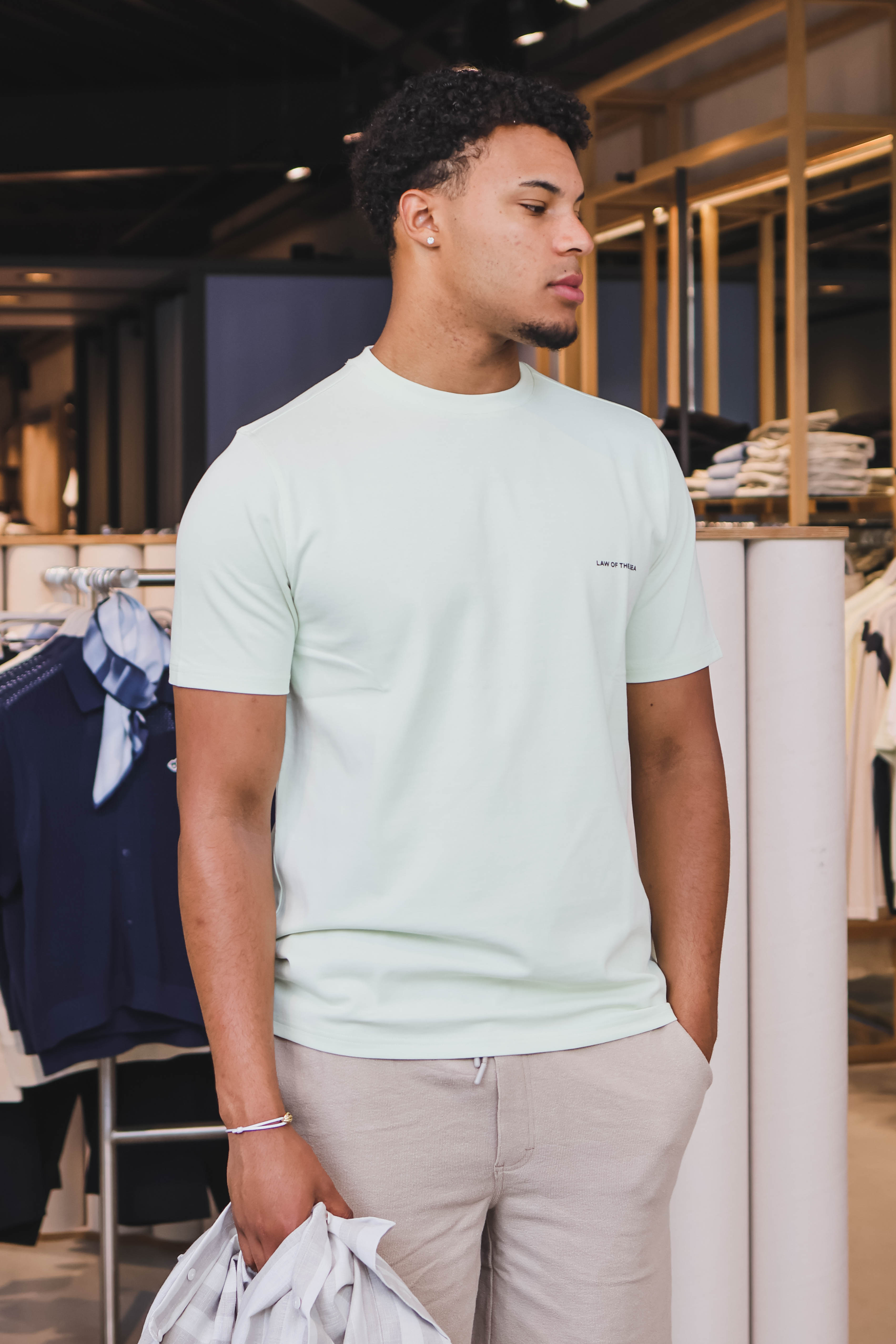 LAW OF THE SEA Heren T-shirt Groen 2