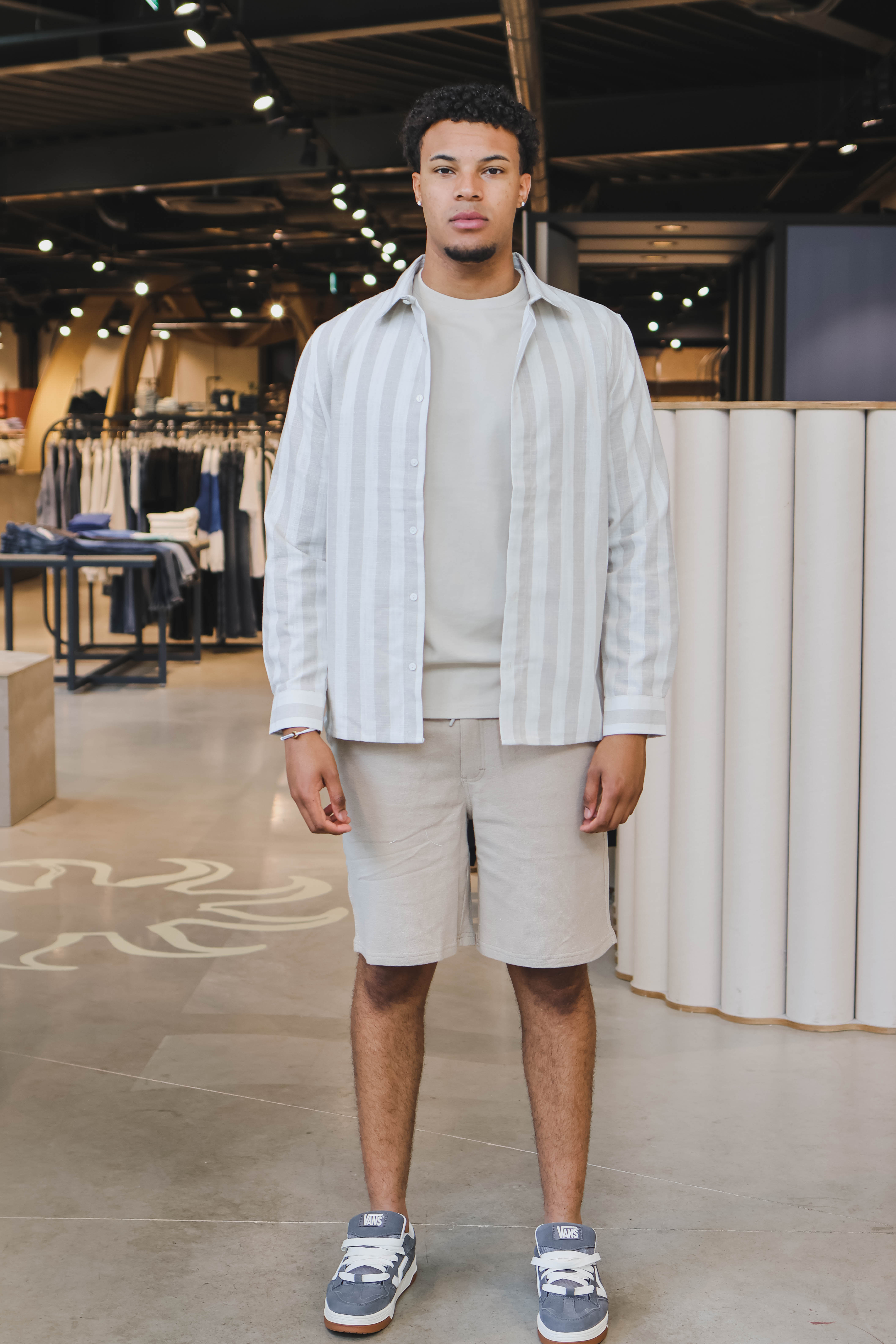 LAW OF THE SEA Heren Overshirt Grijs 2