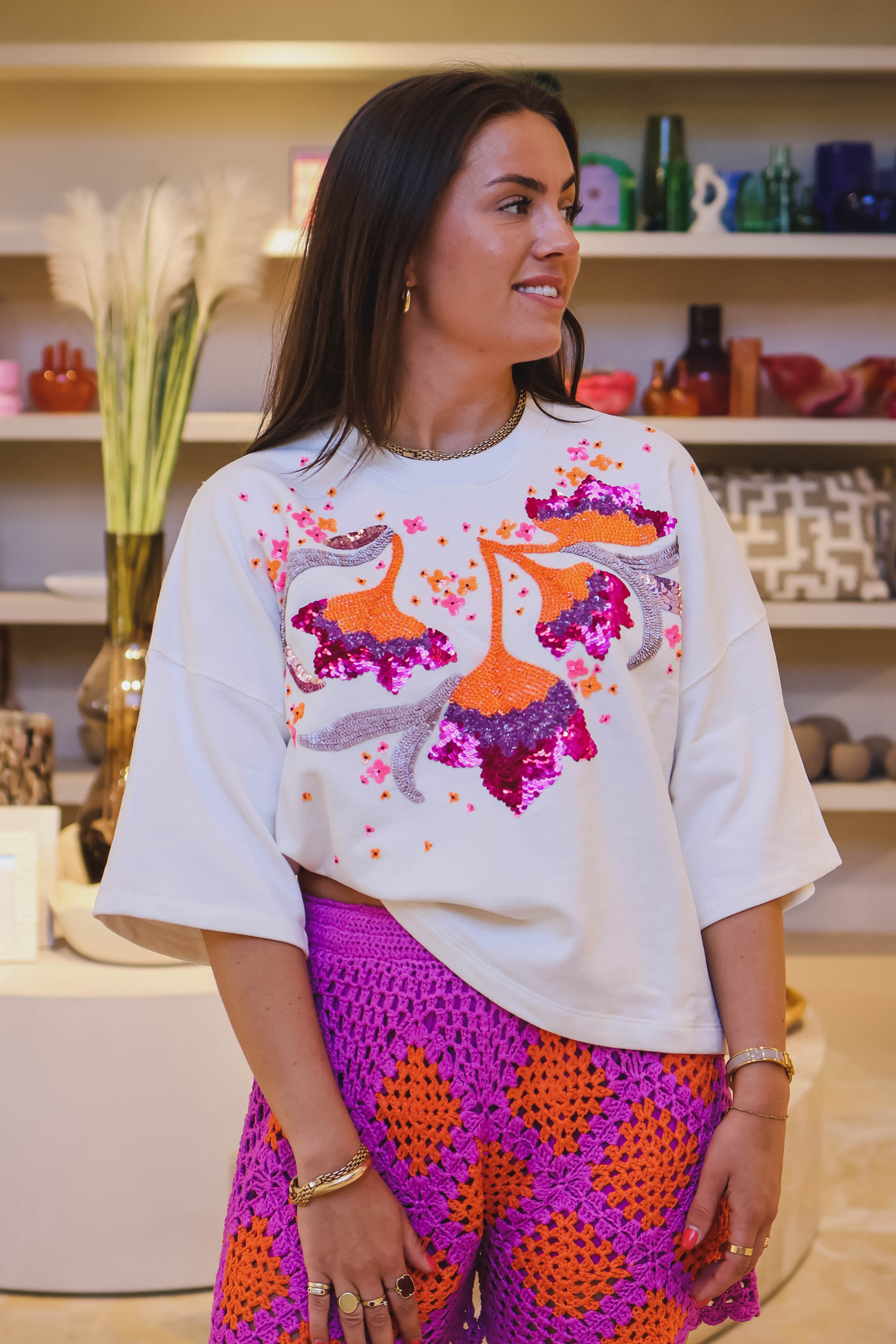 Essentiel Dames Trui Wit 1