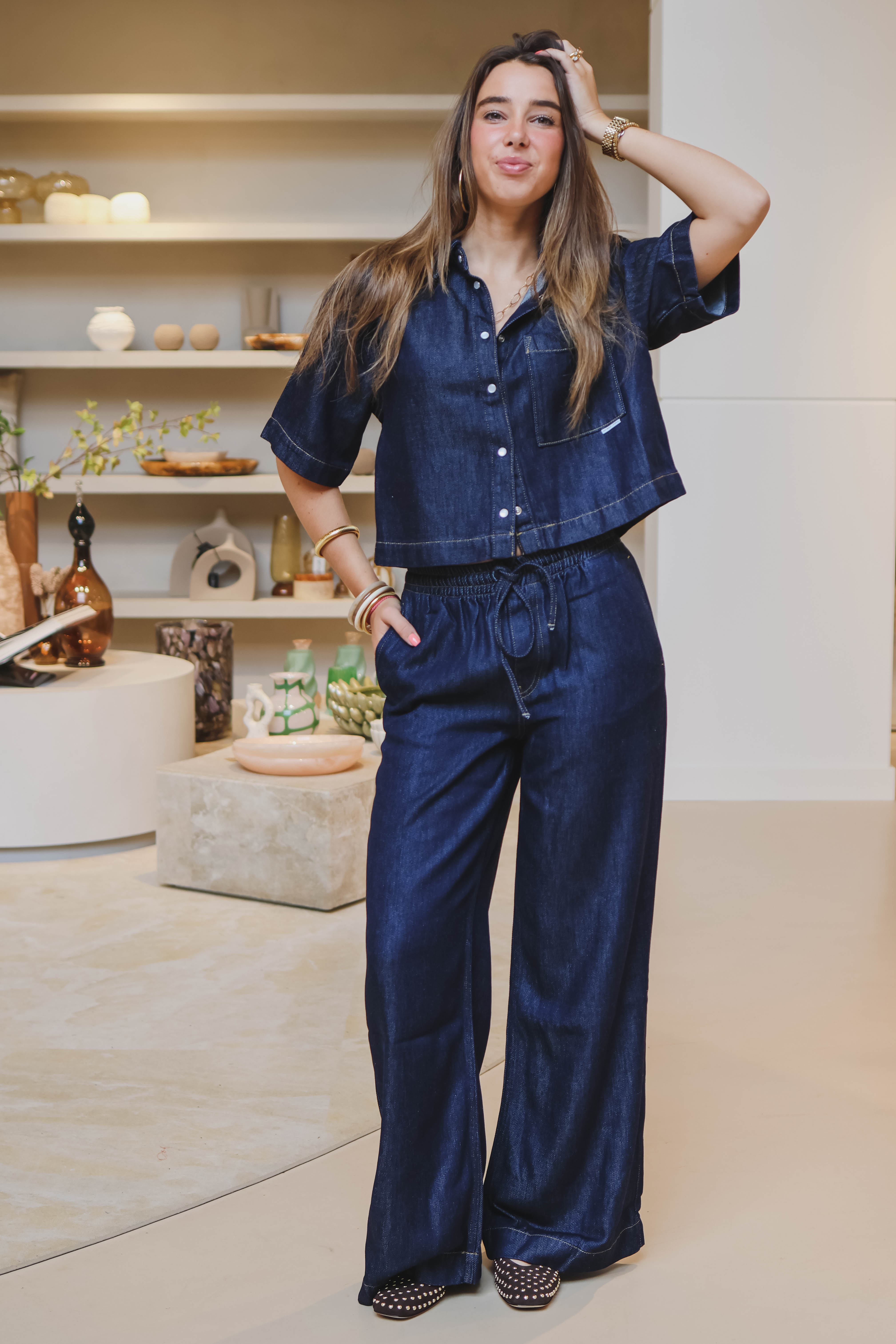 Catwalk Junkie Dames Jeans Blauw 2