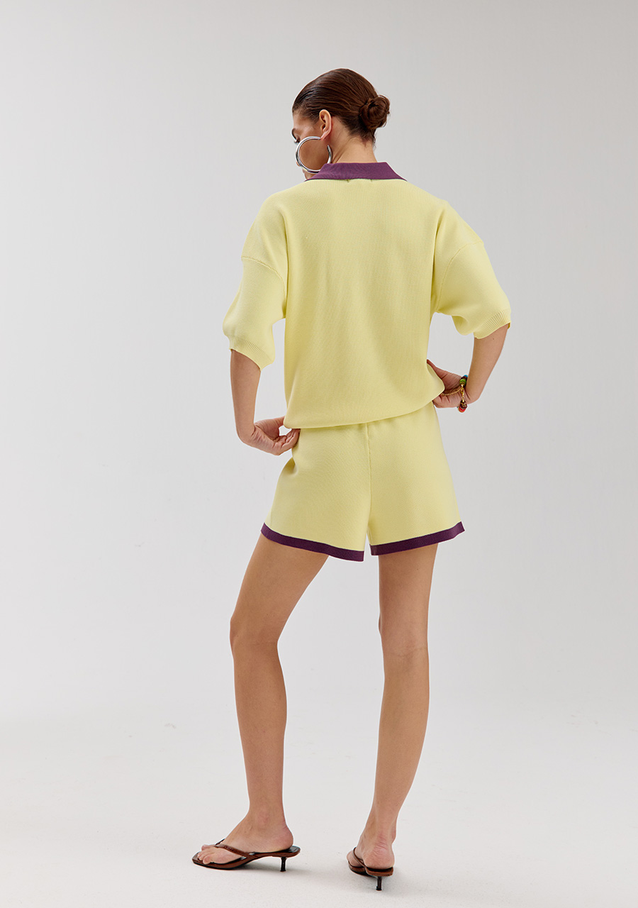 Harper & Yve Dames T-shirt Geel 3