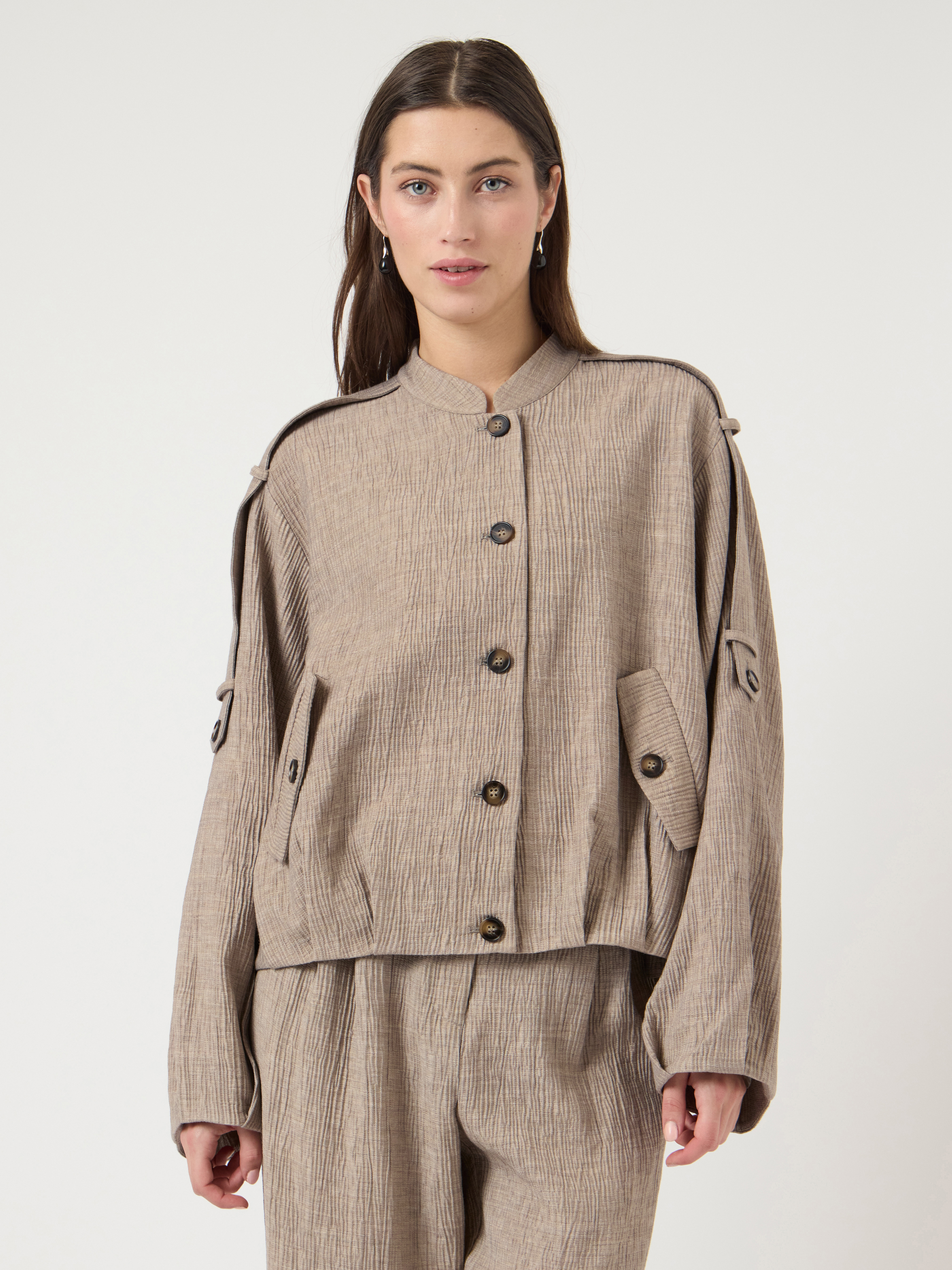 YAS Dames Blazer Bruin 3