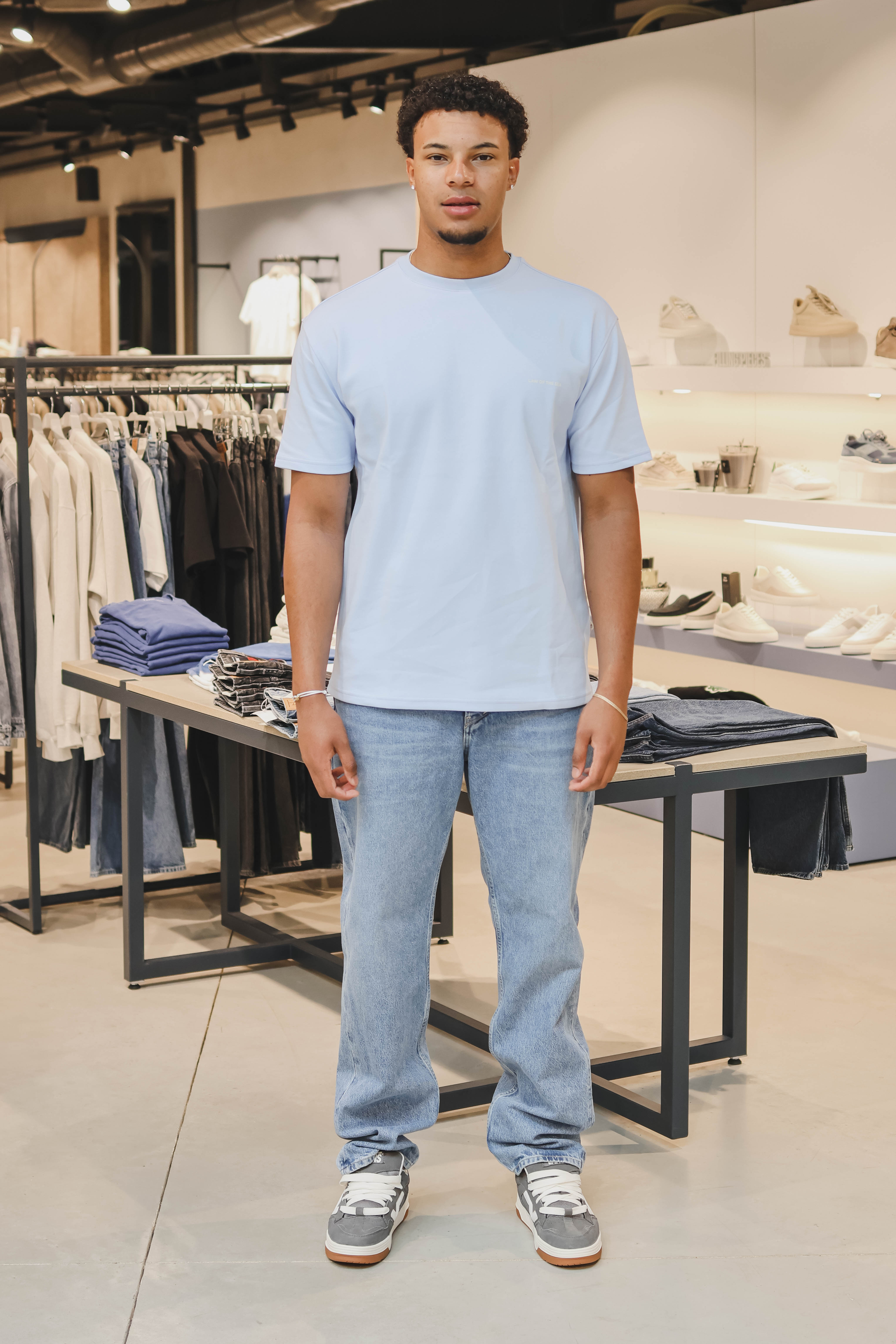 LAW OF THE SEA Heren T-shirt Blauw 3