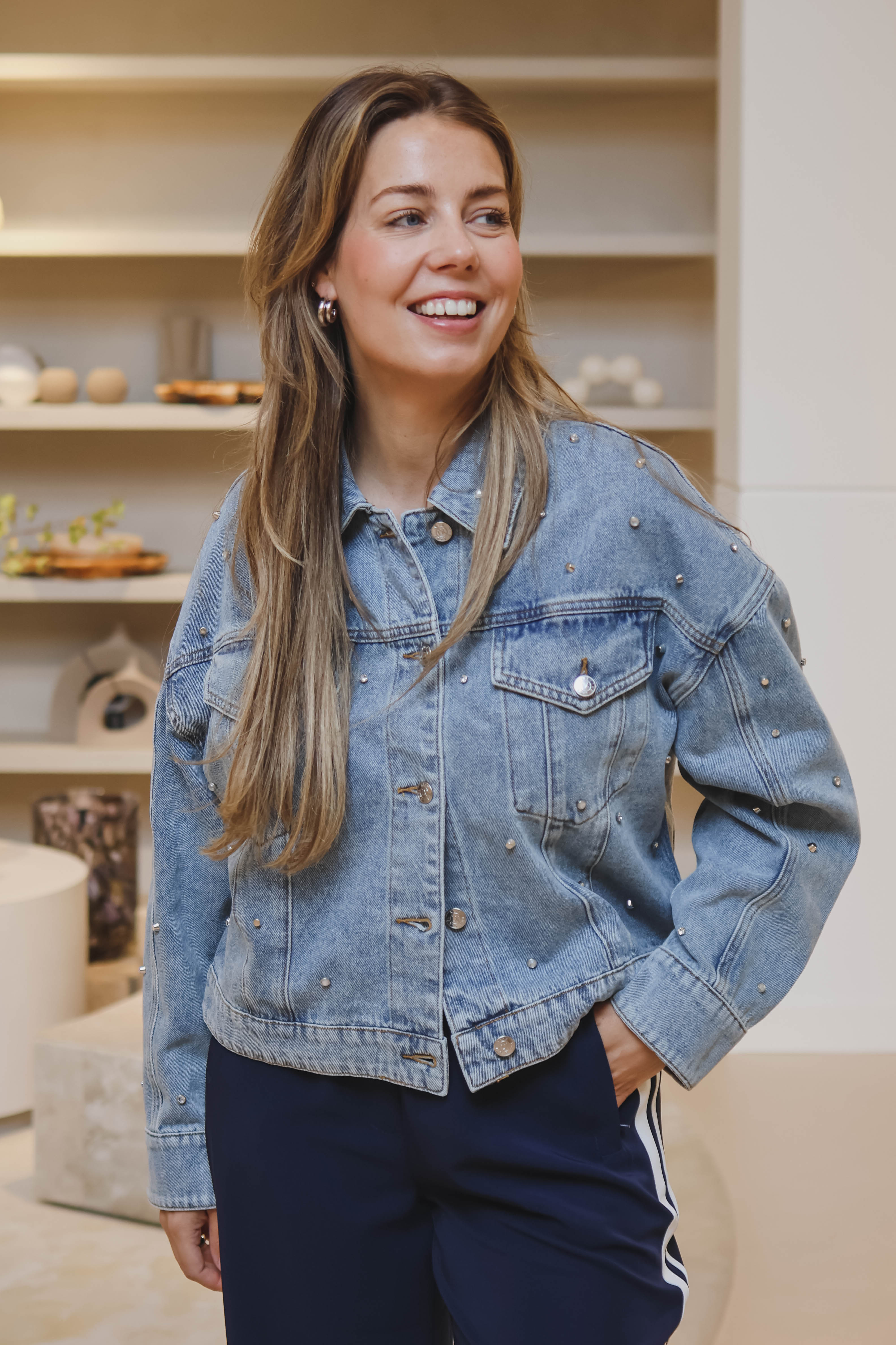 Alix Dames Vest Blauw 1