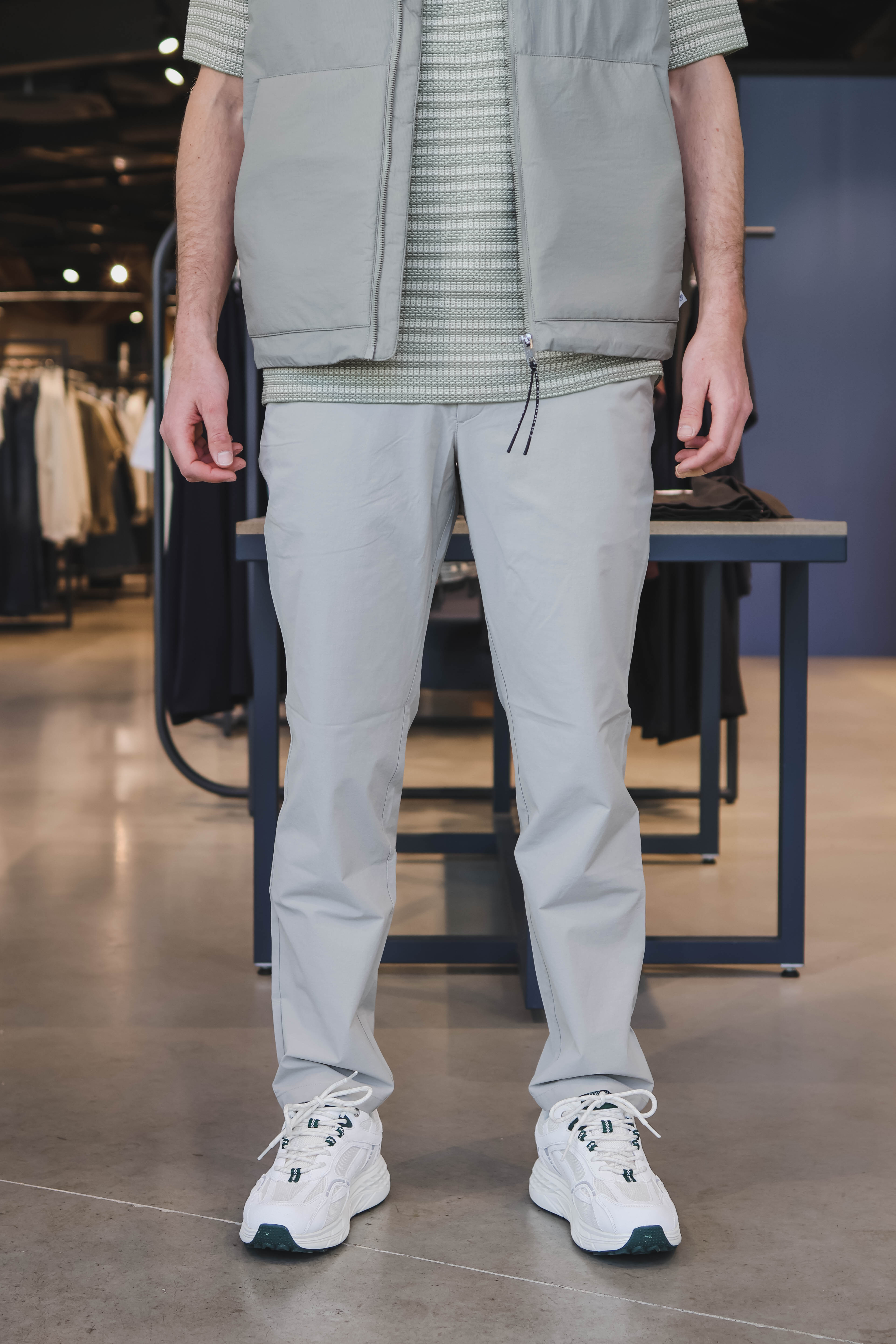 Plain Heren Broek Wit 1