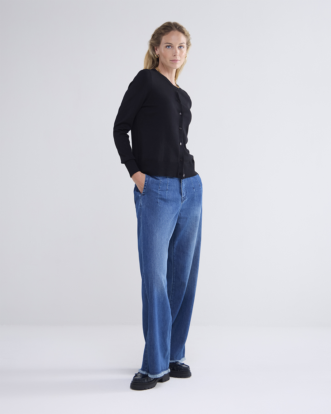 Summum Dames Vest Zwart 3
