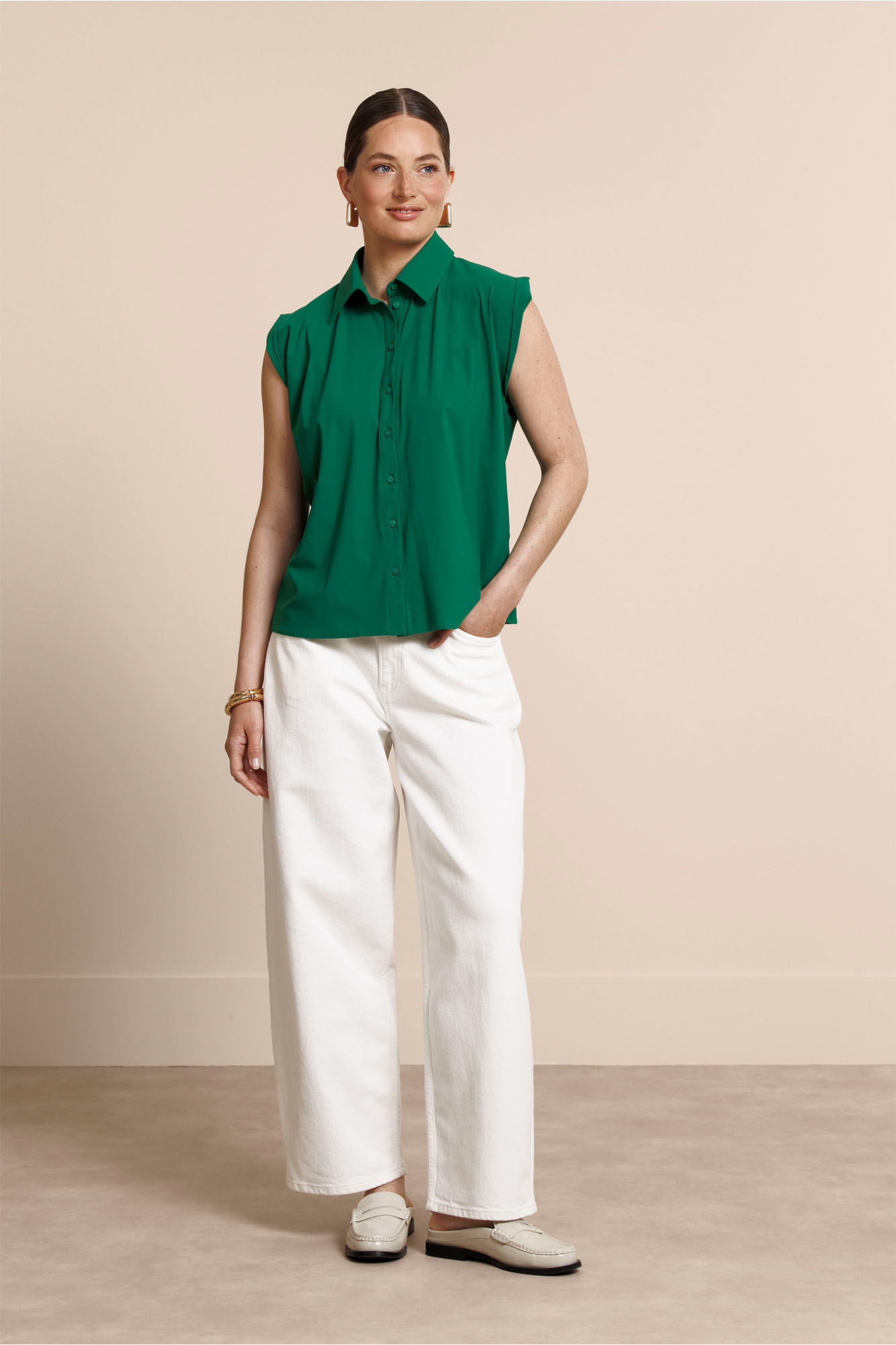 Studio Anneloes Dames Blouse Groen 2
