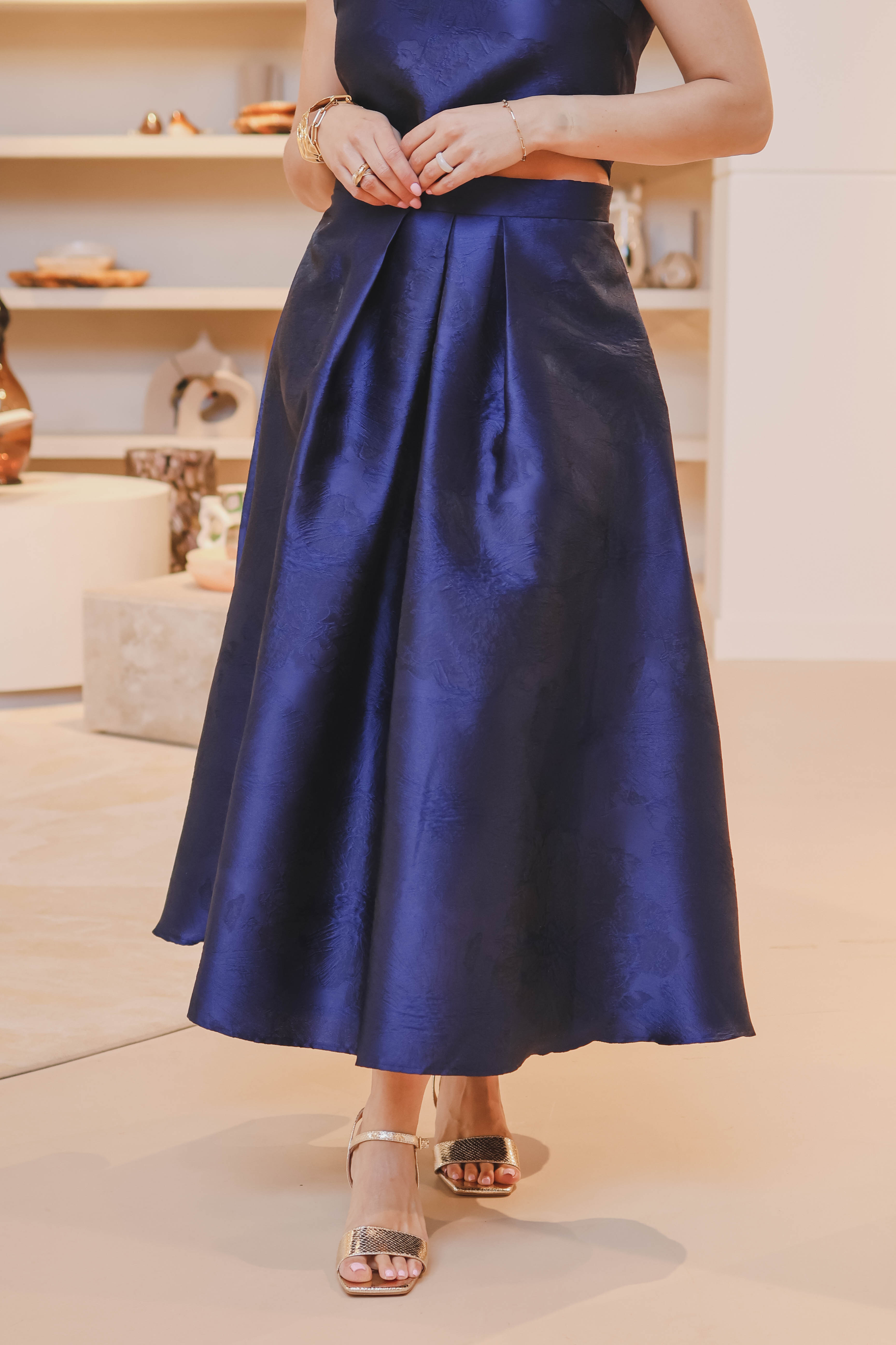 Swing Dames Rok Blauw 1