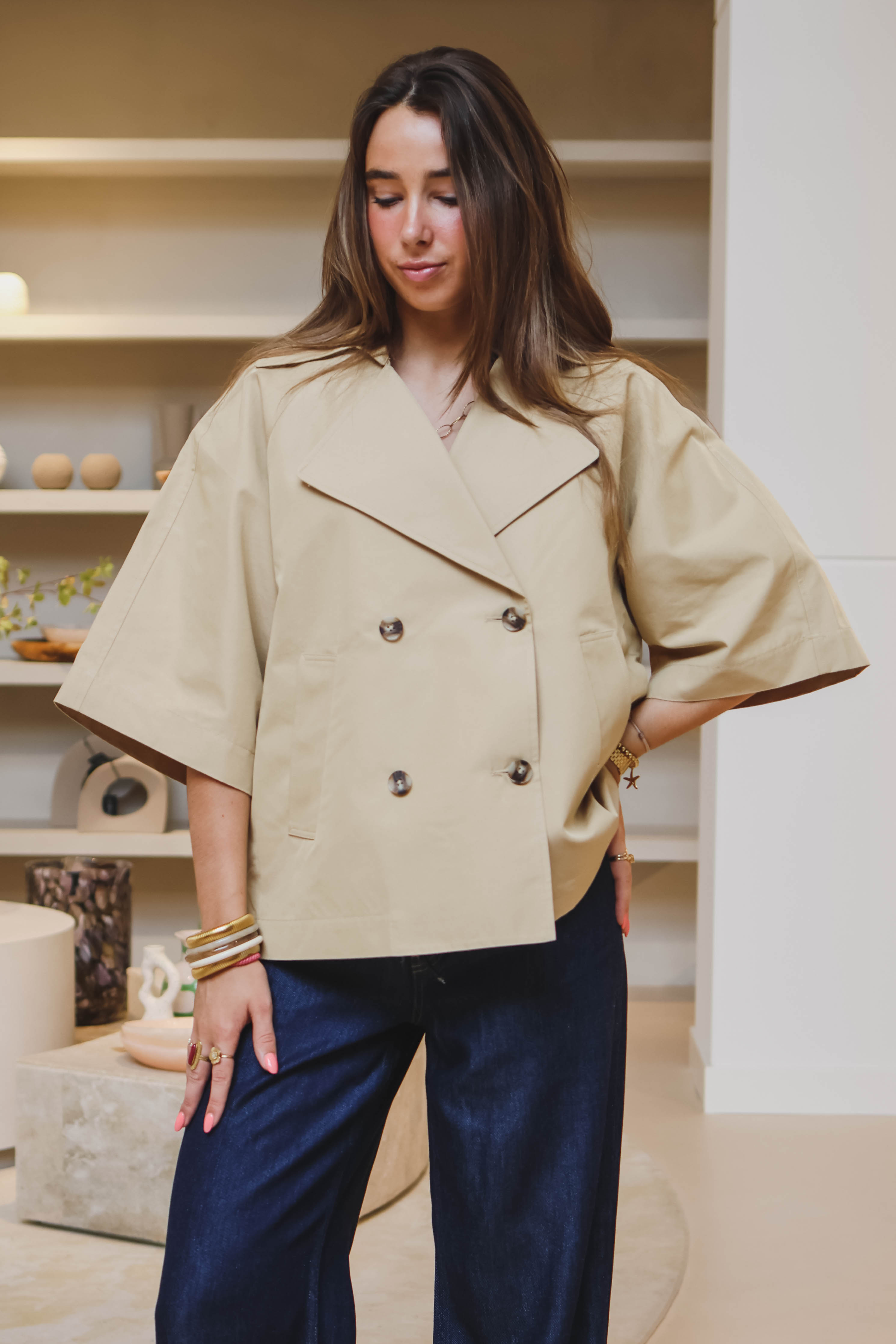 Catwalk Junkie Dames Blazer Bruin 1