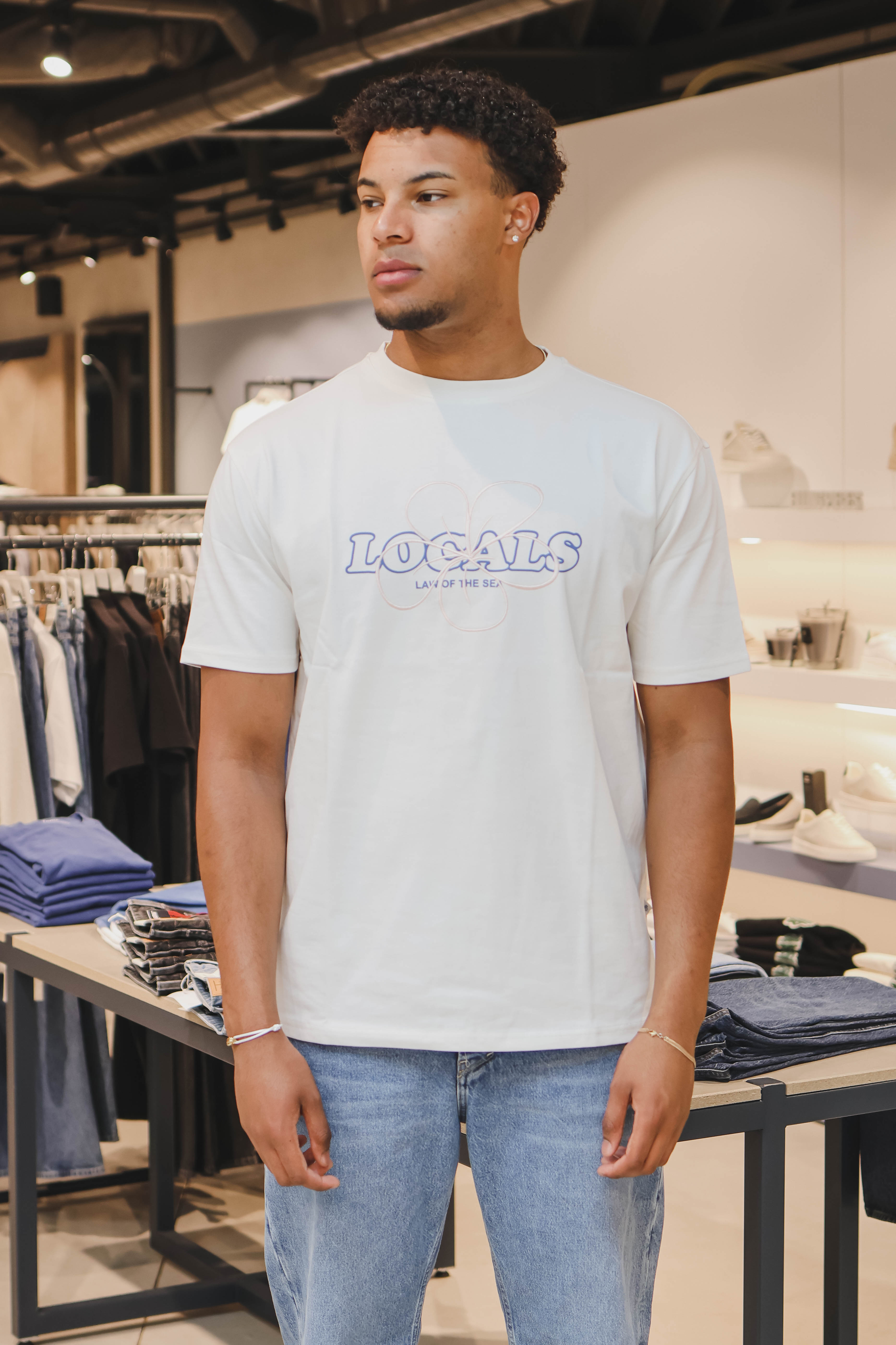 LAW OF THE SEA Heren T-shirt Beige 1