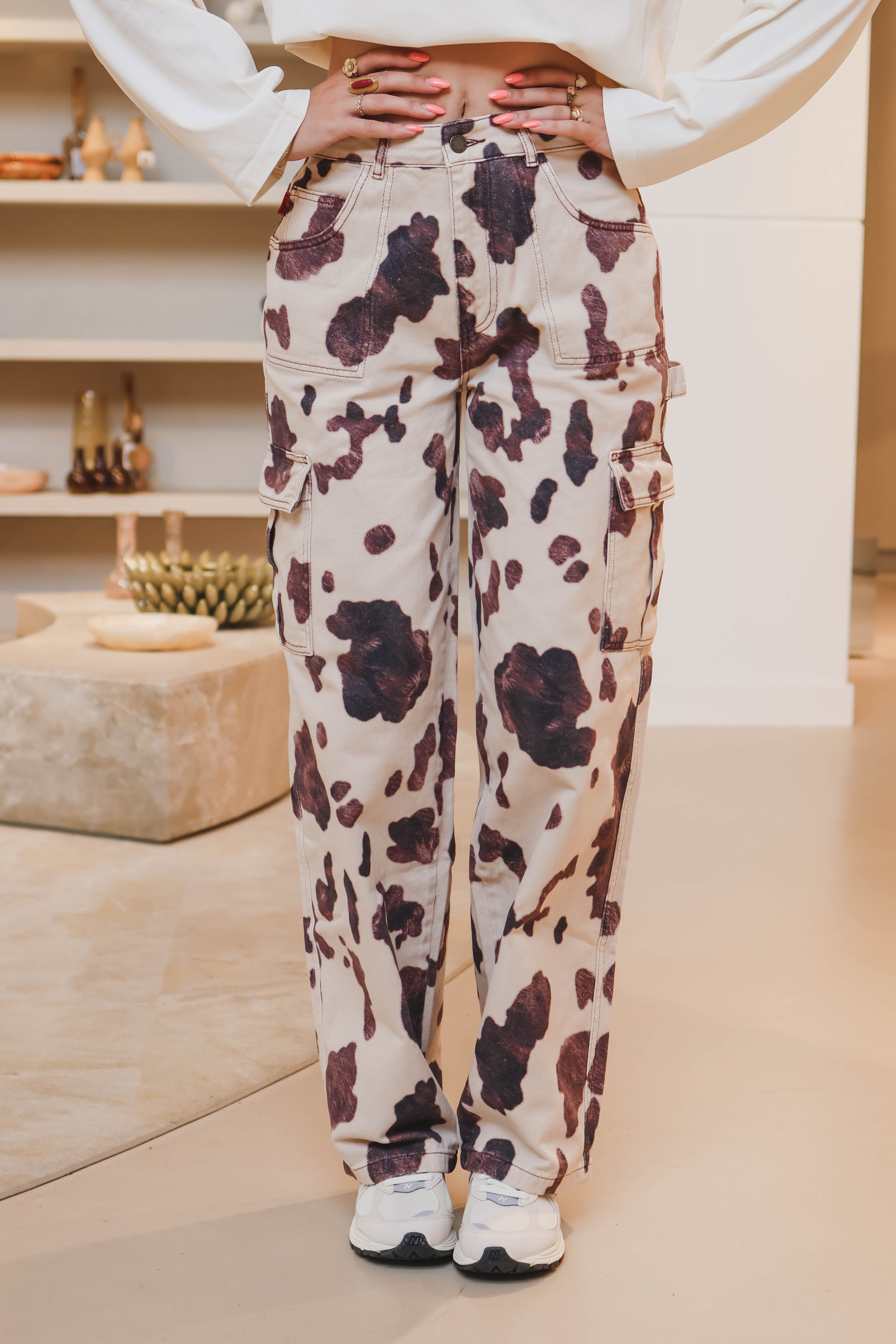 Harper & Yve Dames Jeans Groen 1