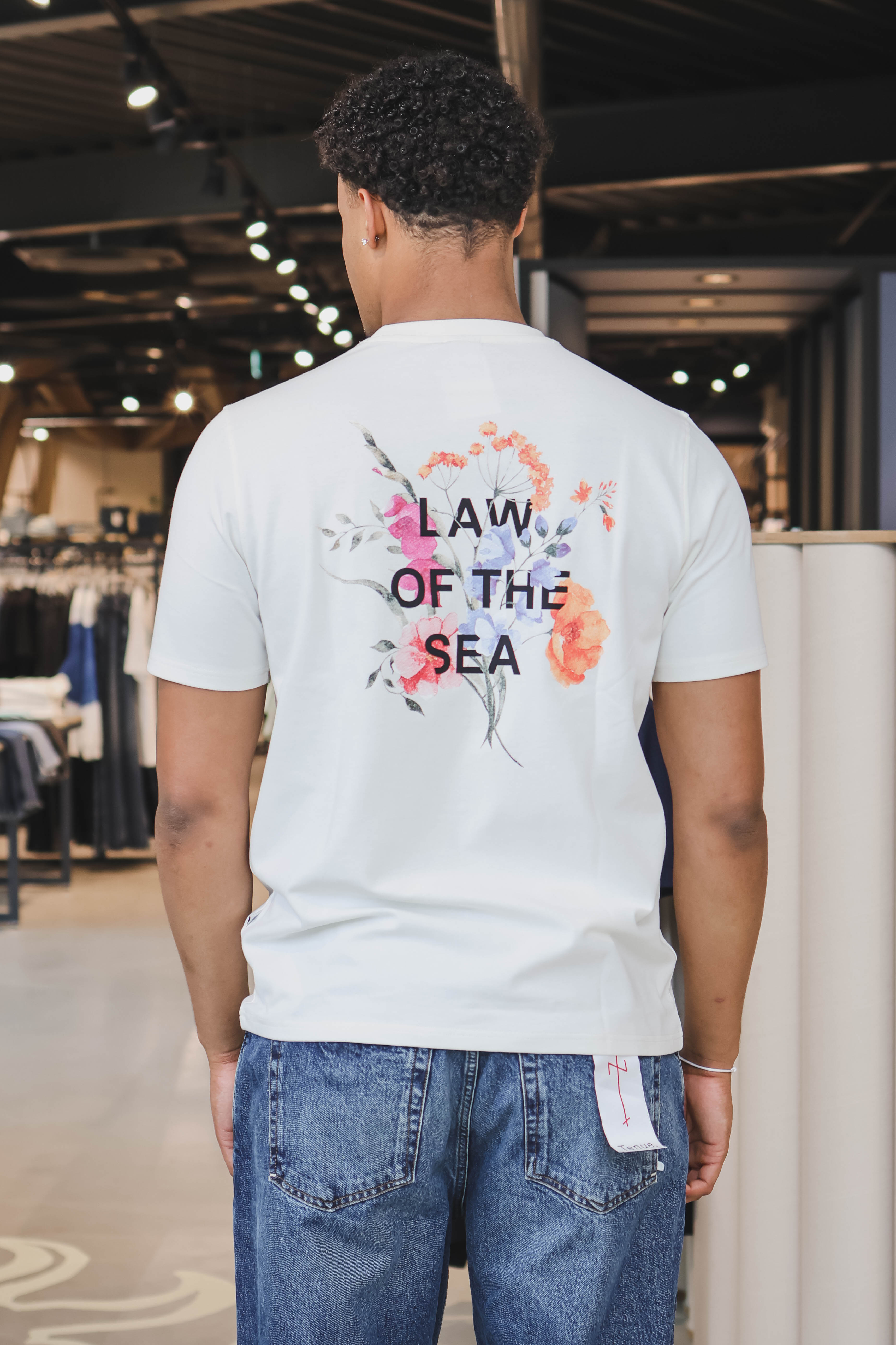 LAW OF THE SEA Heren T-shirt Beige 1
