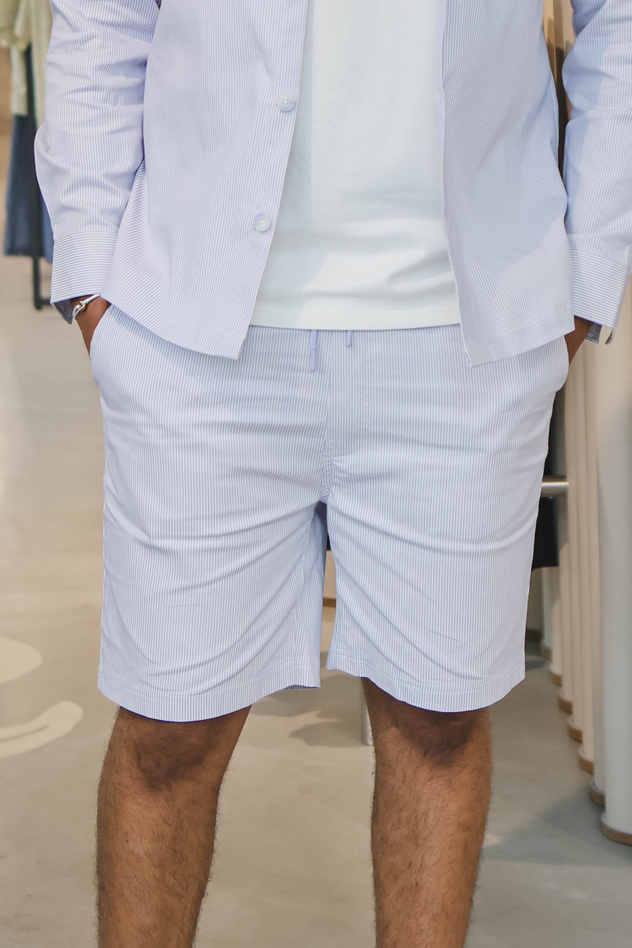 LAW OF THE SEA Heren Short Denim Rood 1