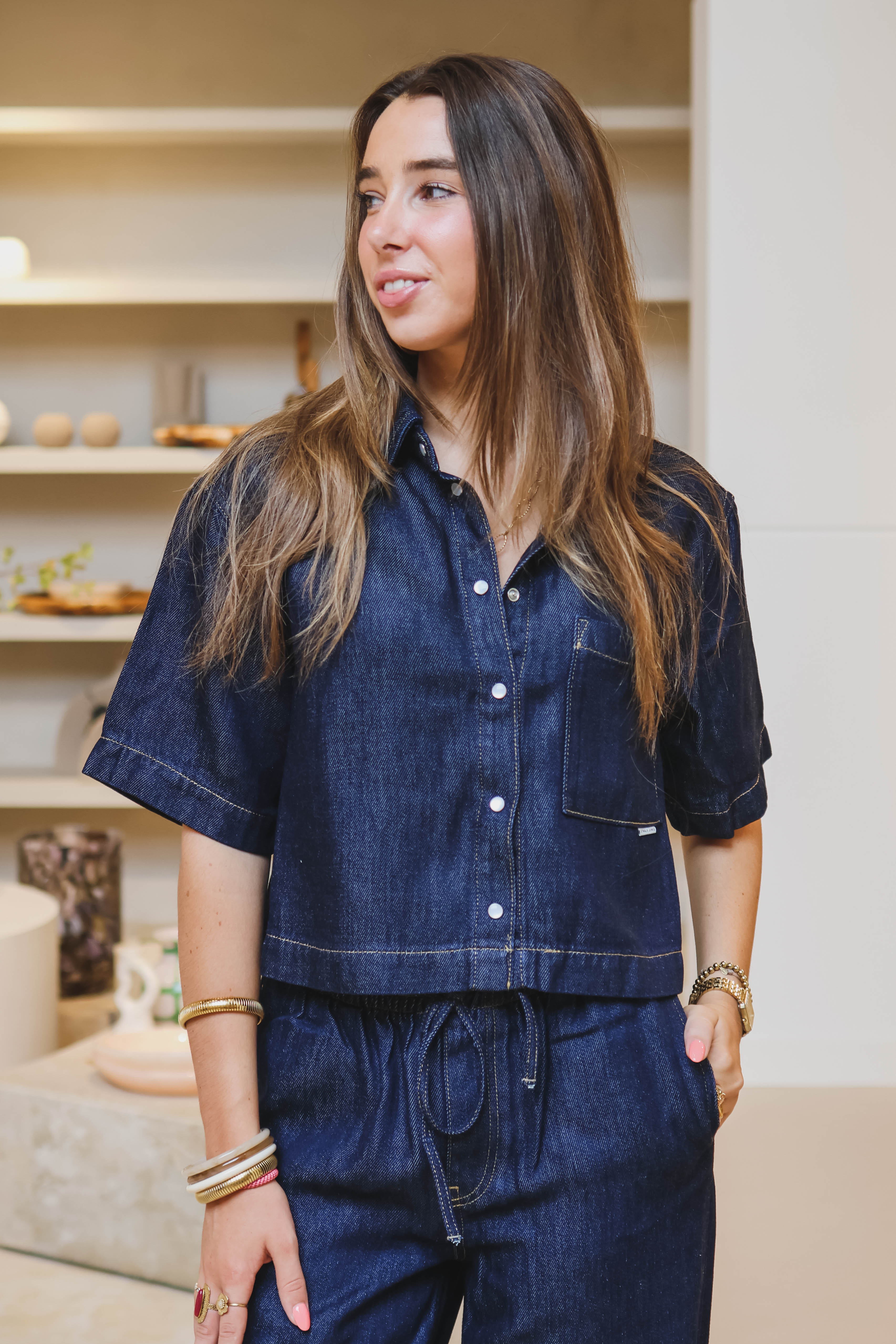 Catwalk Junkie Dames Blouse Blauw 1