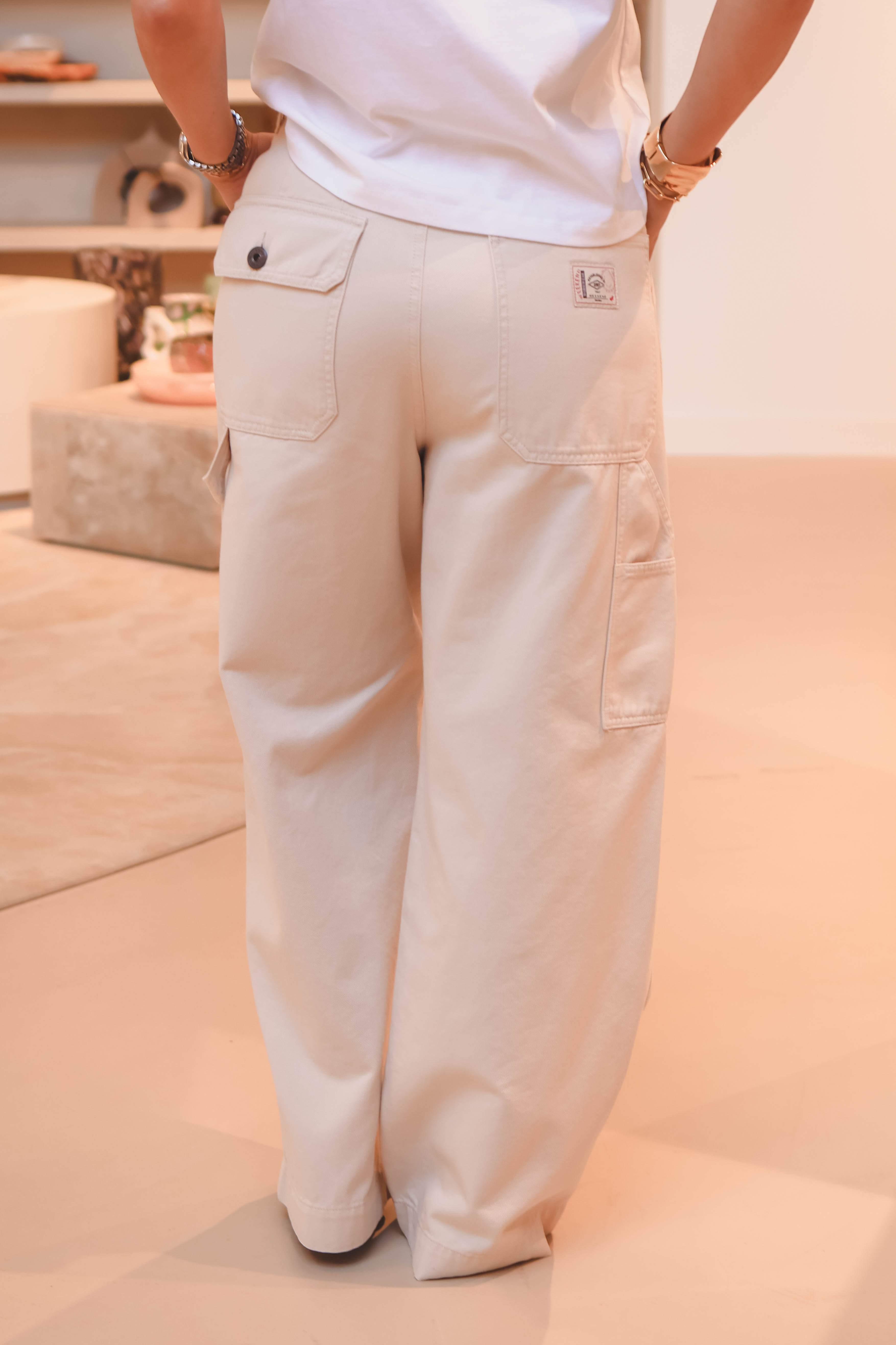 Max Mara Dames Broek Beige 3