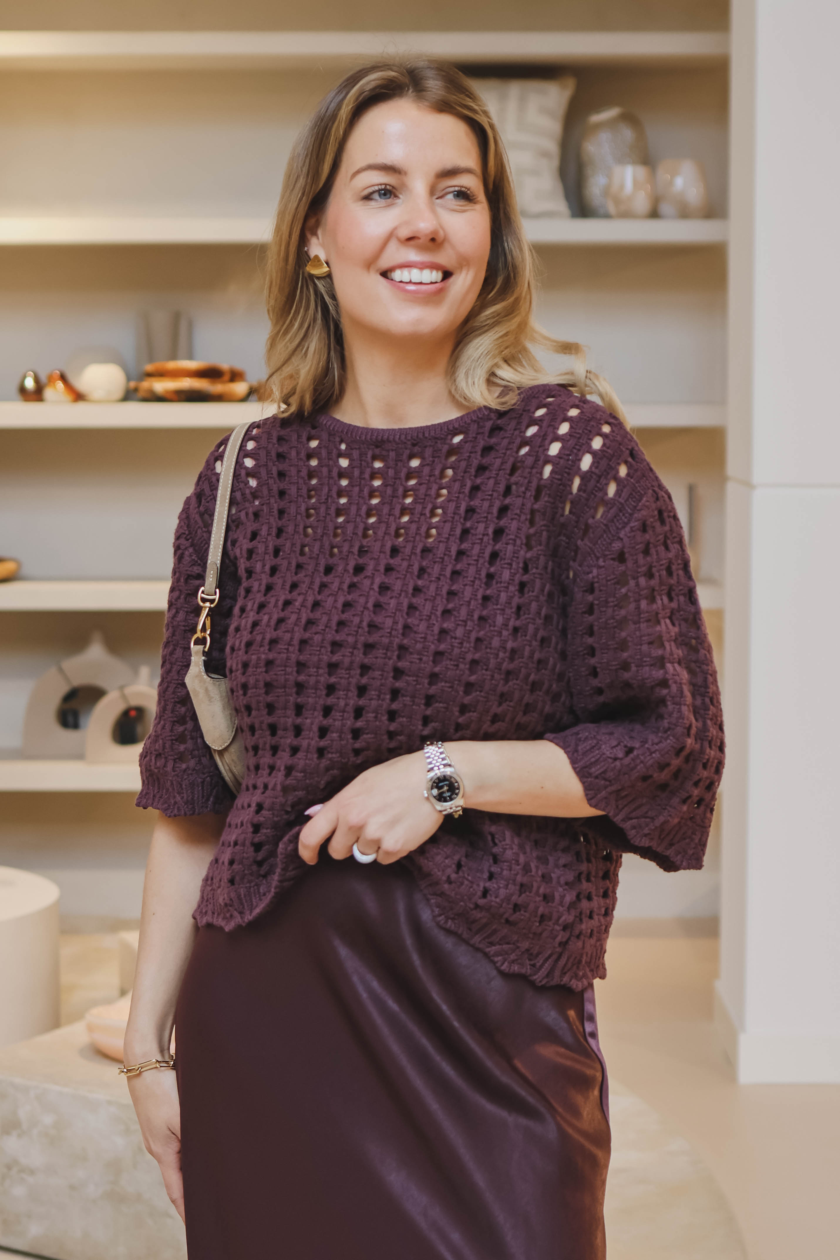 Msch Copenhagen Dames Vest Beige 1