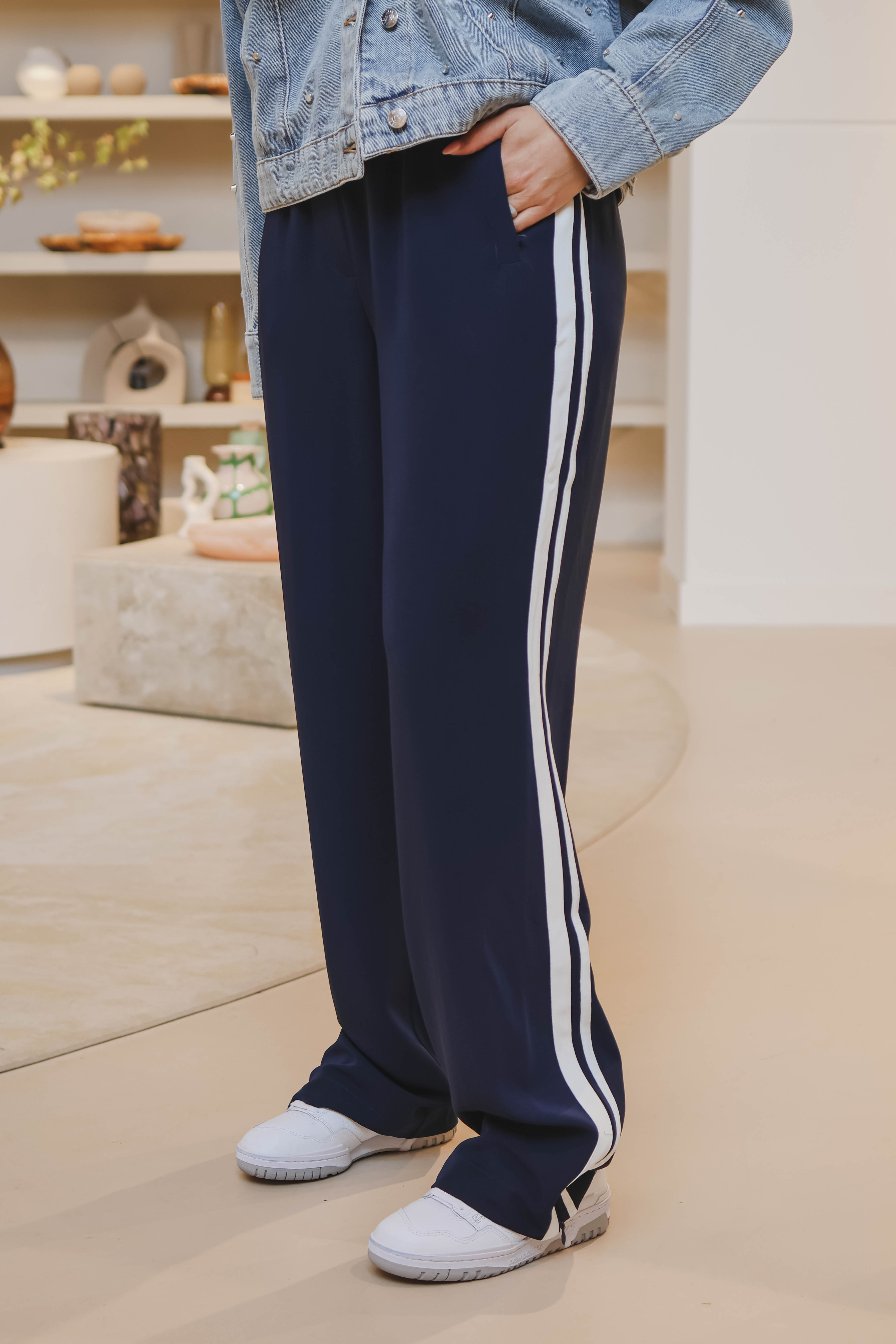 Catwalk Junkie Dames Broek Blauw 1