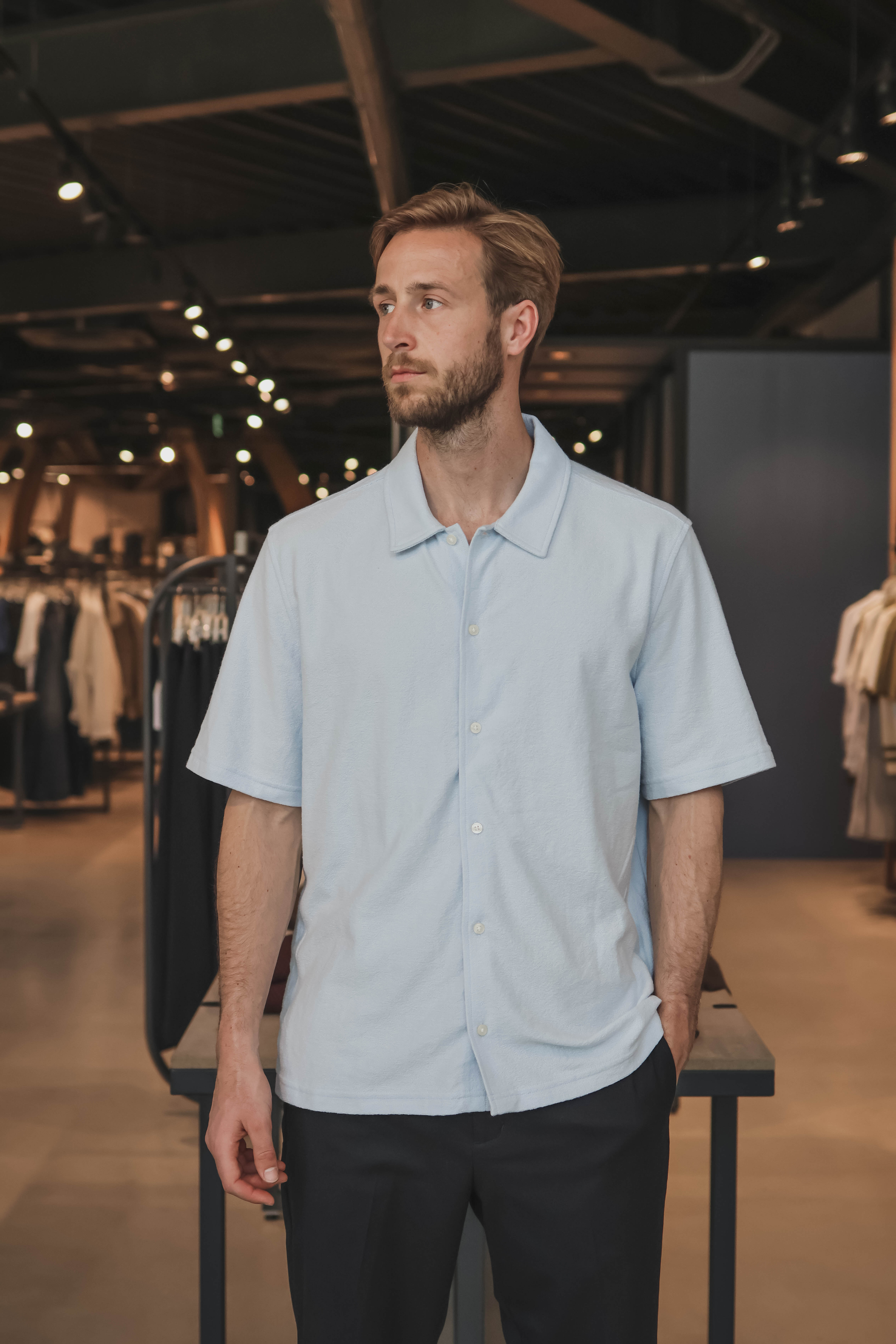 Samsoe&Samsoe Heren Polo Lichtblauw 1