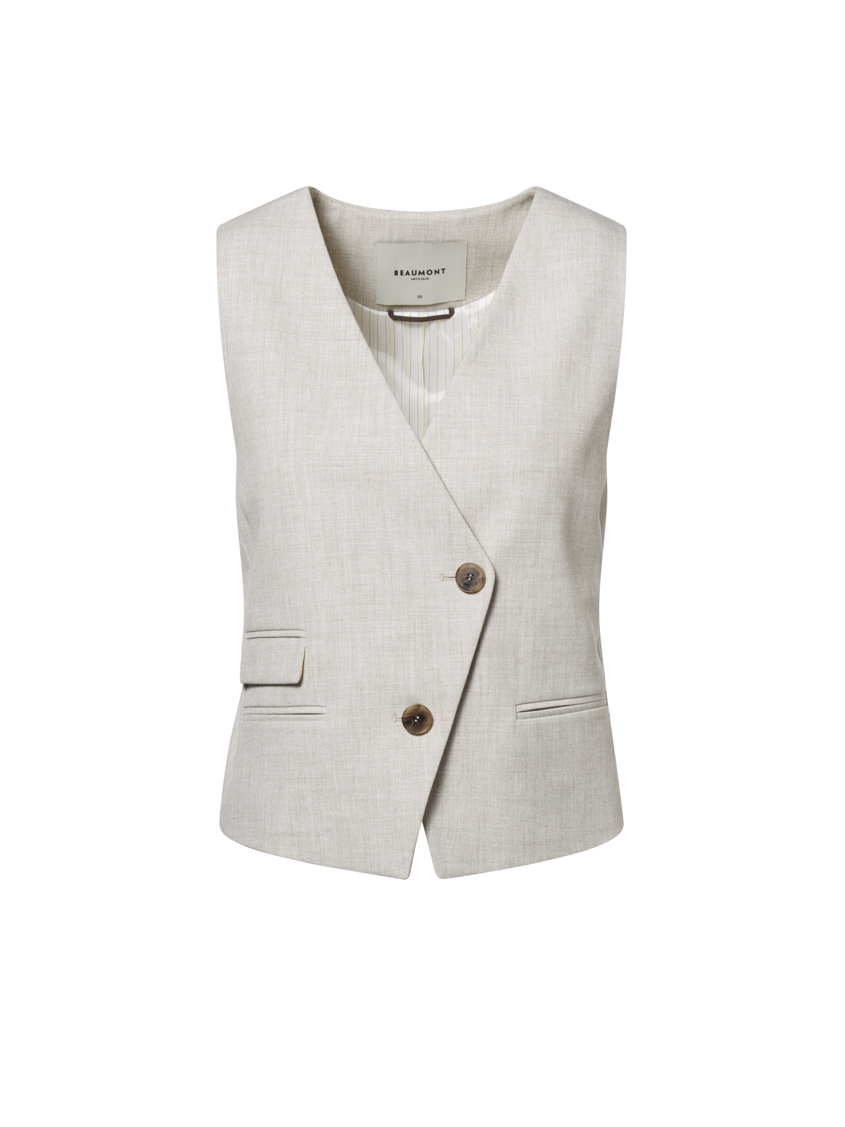 Beaumont Dames Blazer Beige 1