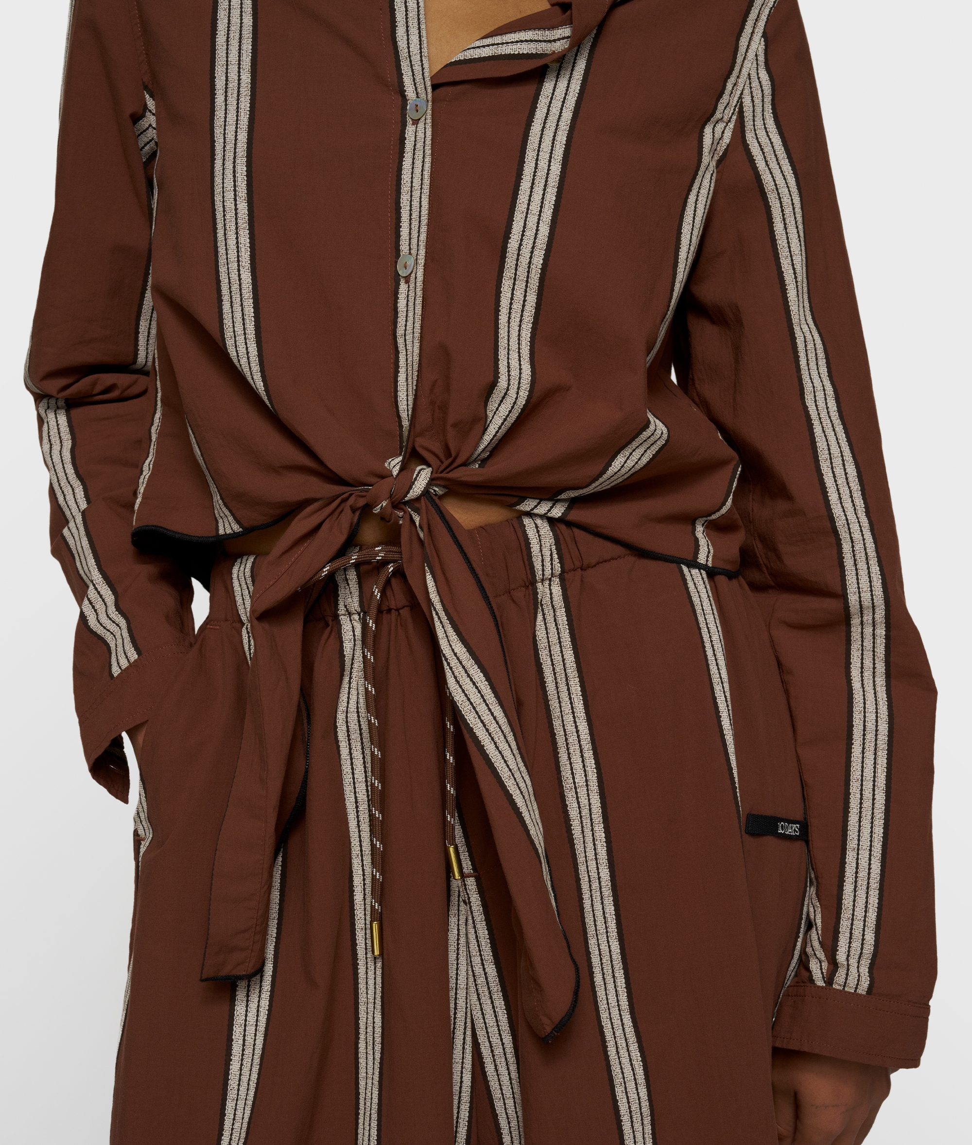10 Days Dames Blouse Bruin 2