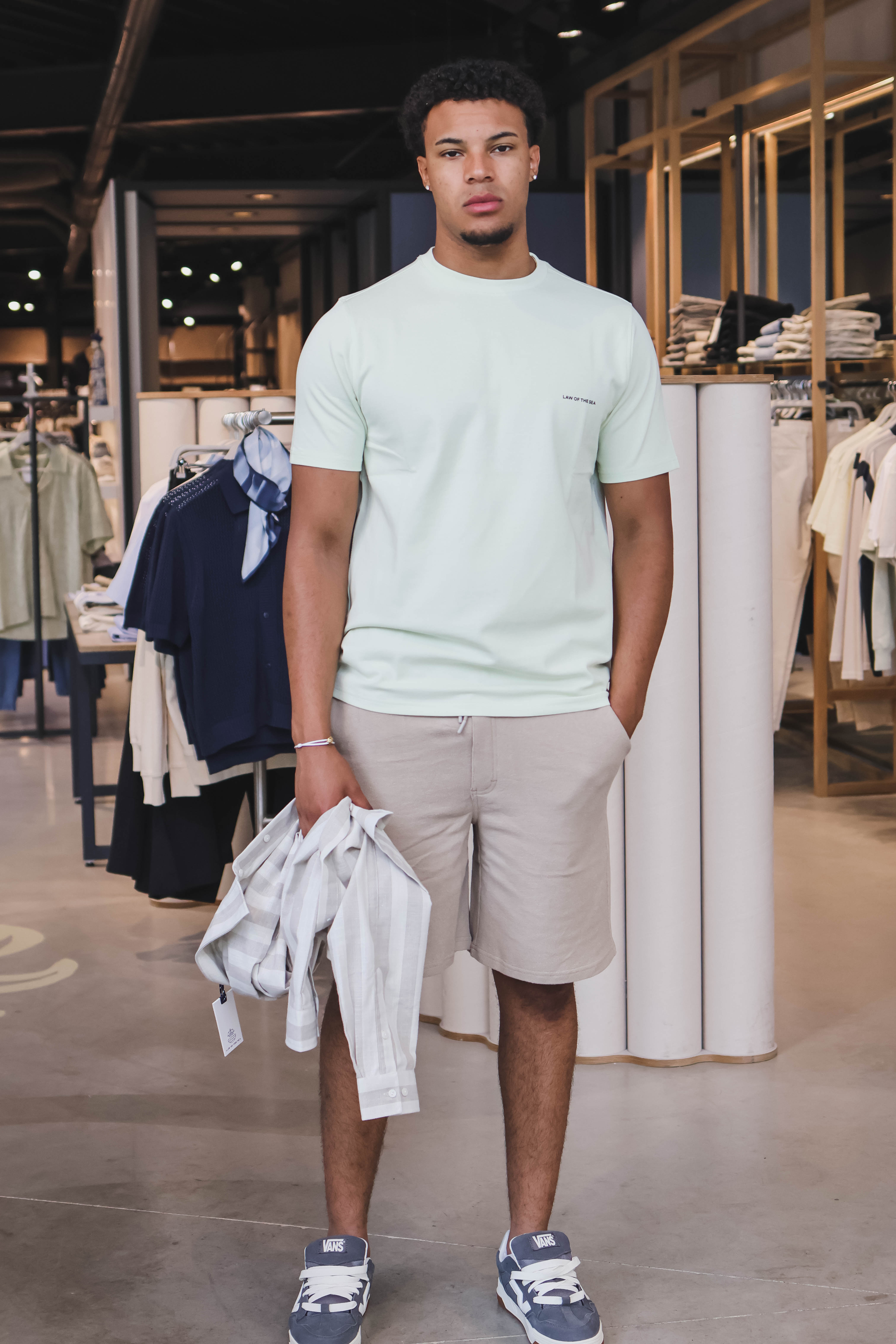 LAW OF THE SEA Heren T-shirt Groen 3