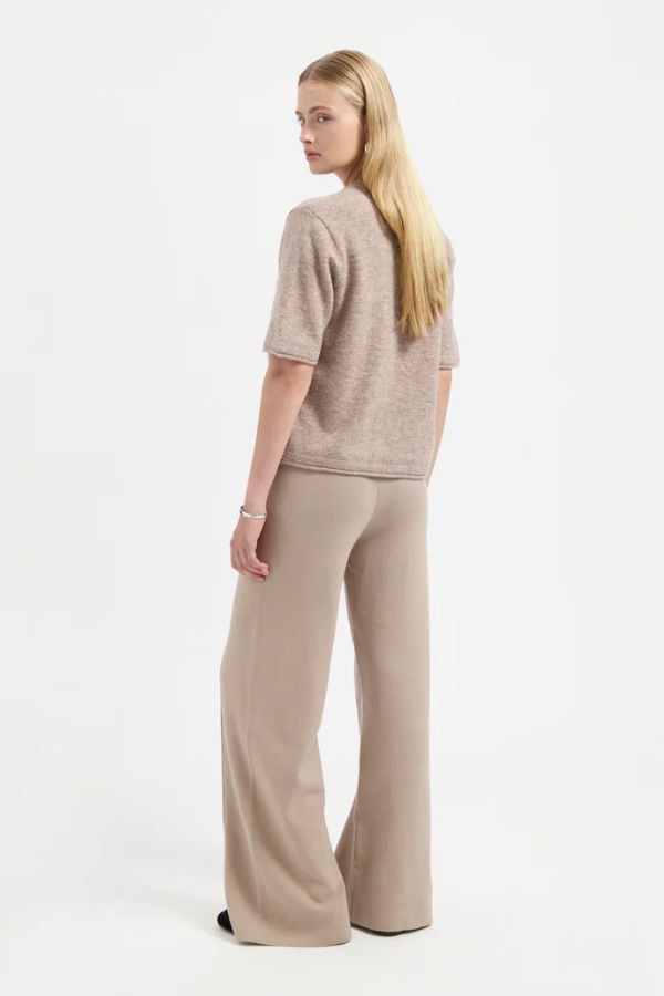 Avec Elan Dames T-shirt Beige 3