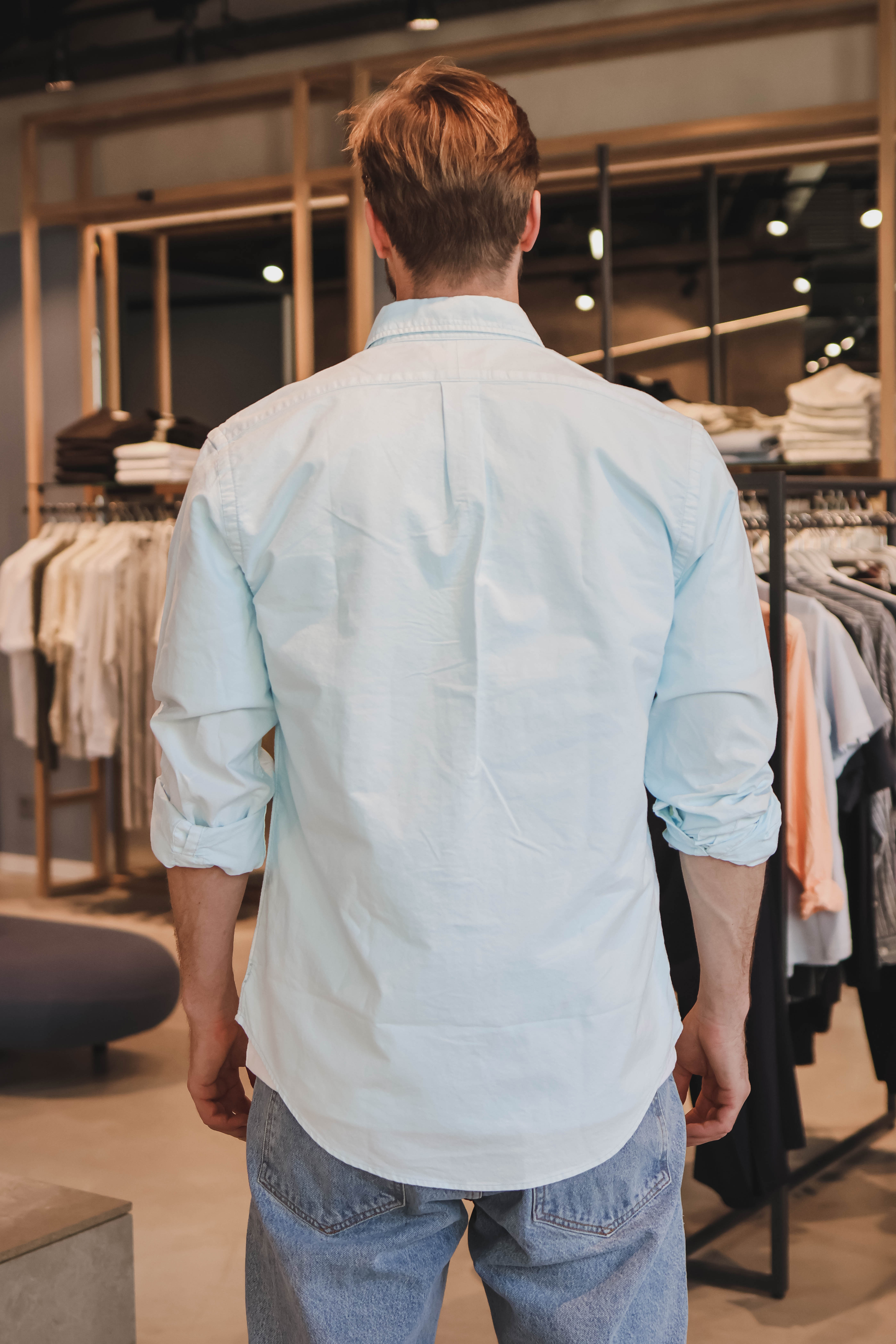 Ralph Lauren Heren Overhemd Blauw 2