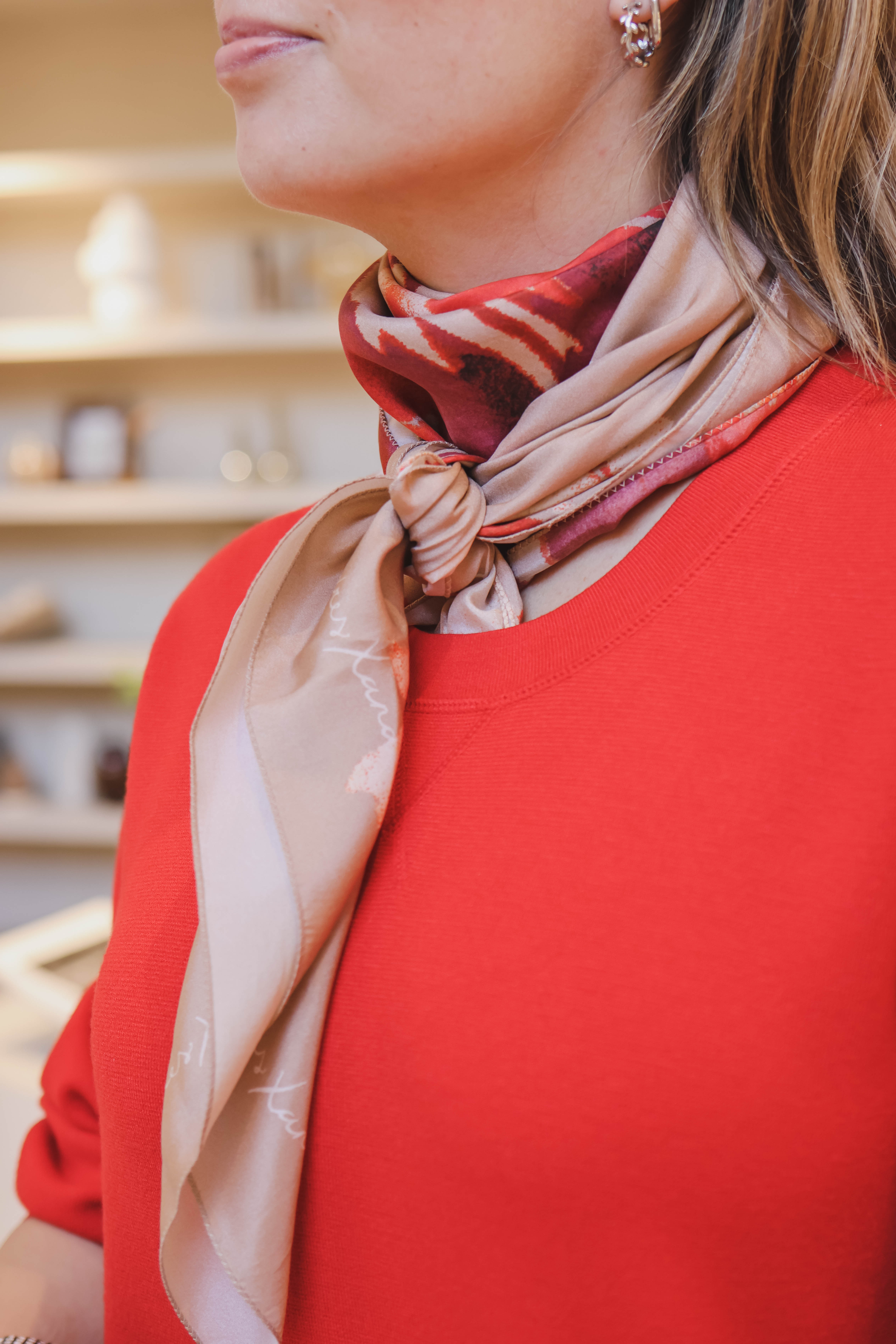 Xandres Dames Jurk Rood 3