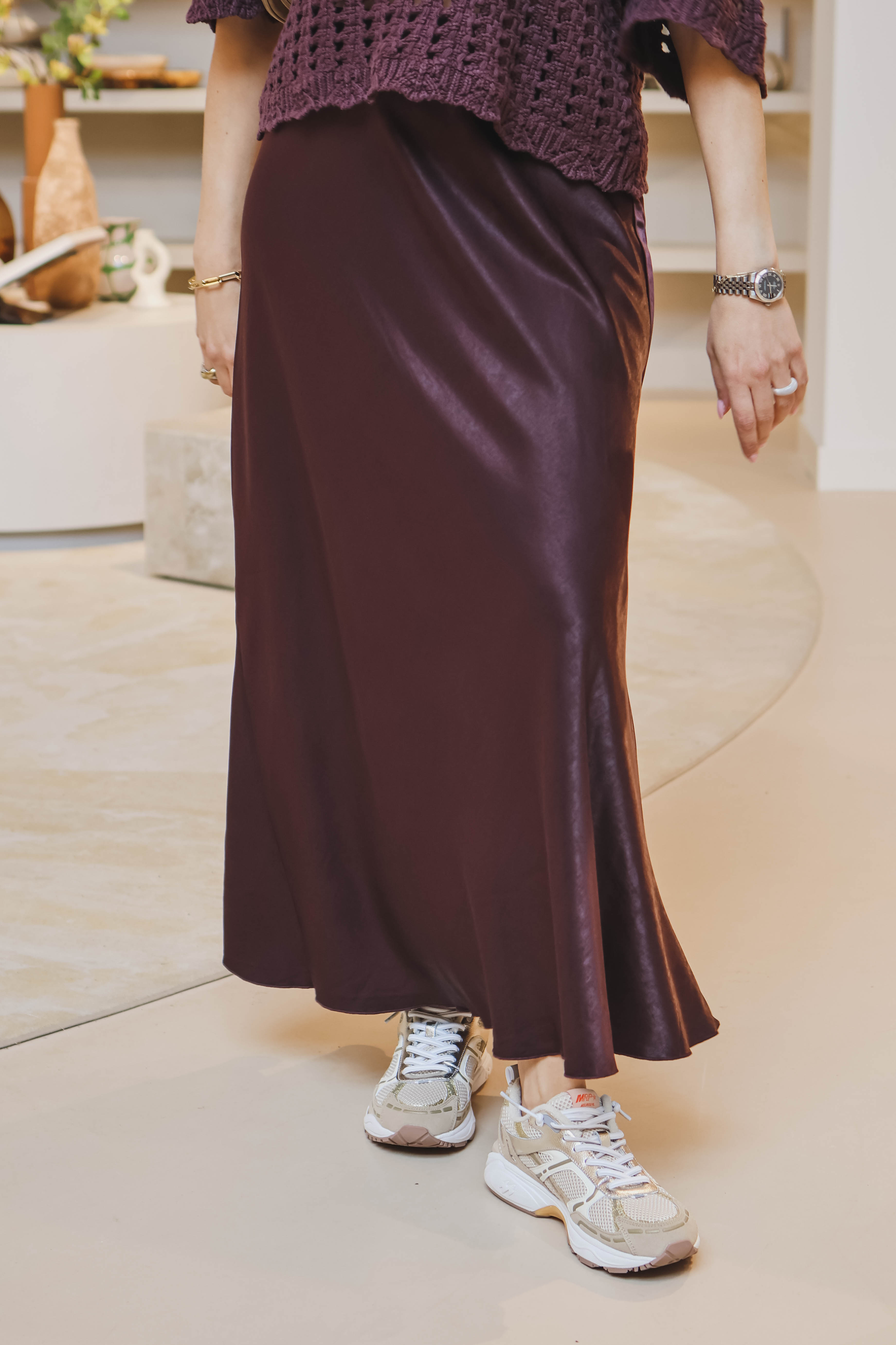 Msch Copenhagen Dames Rok Bruin 1