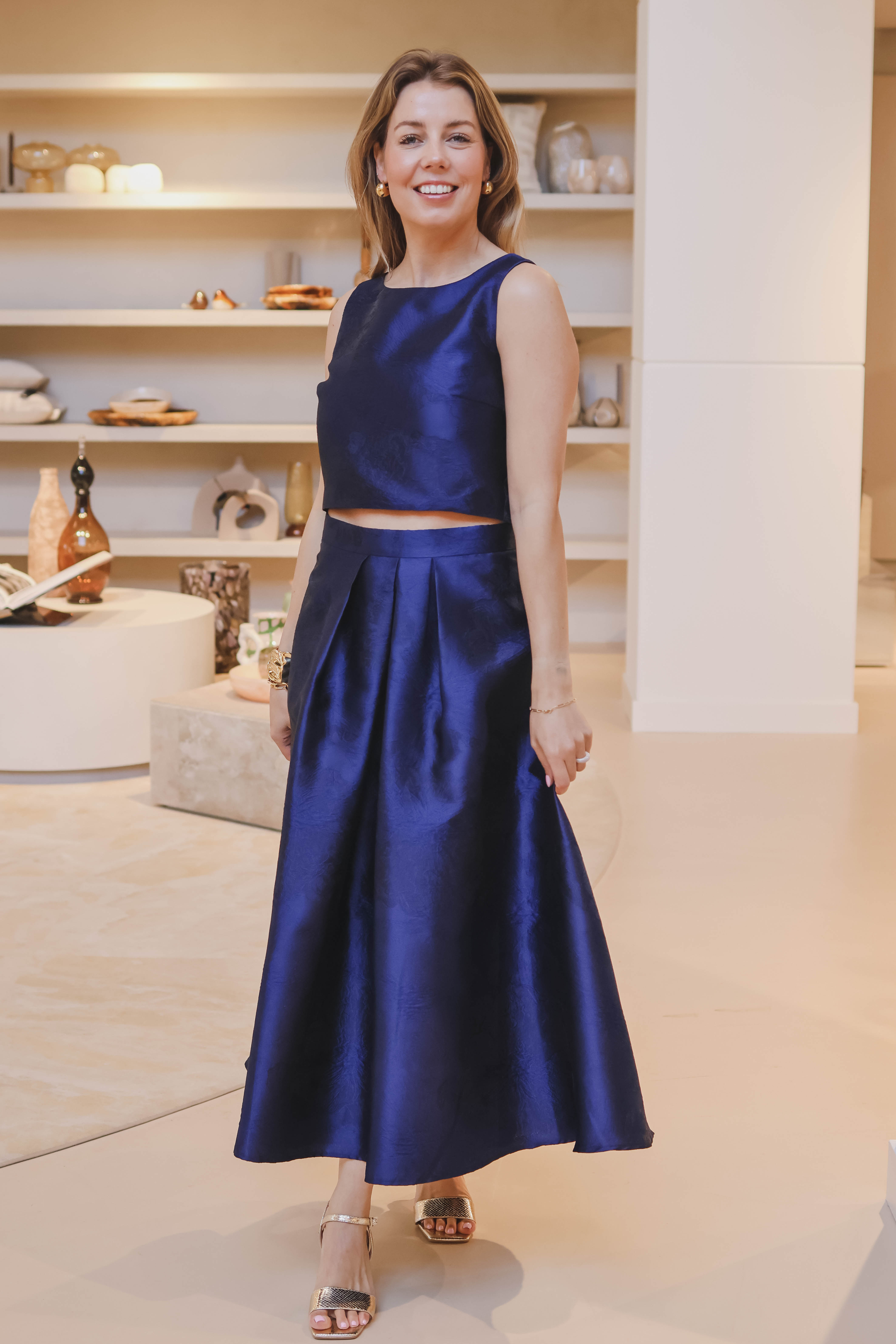 Swing Dames Rok Blauw 2